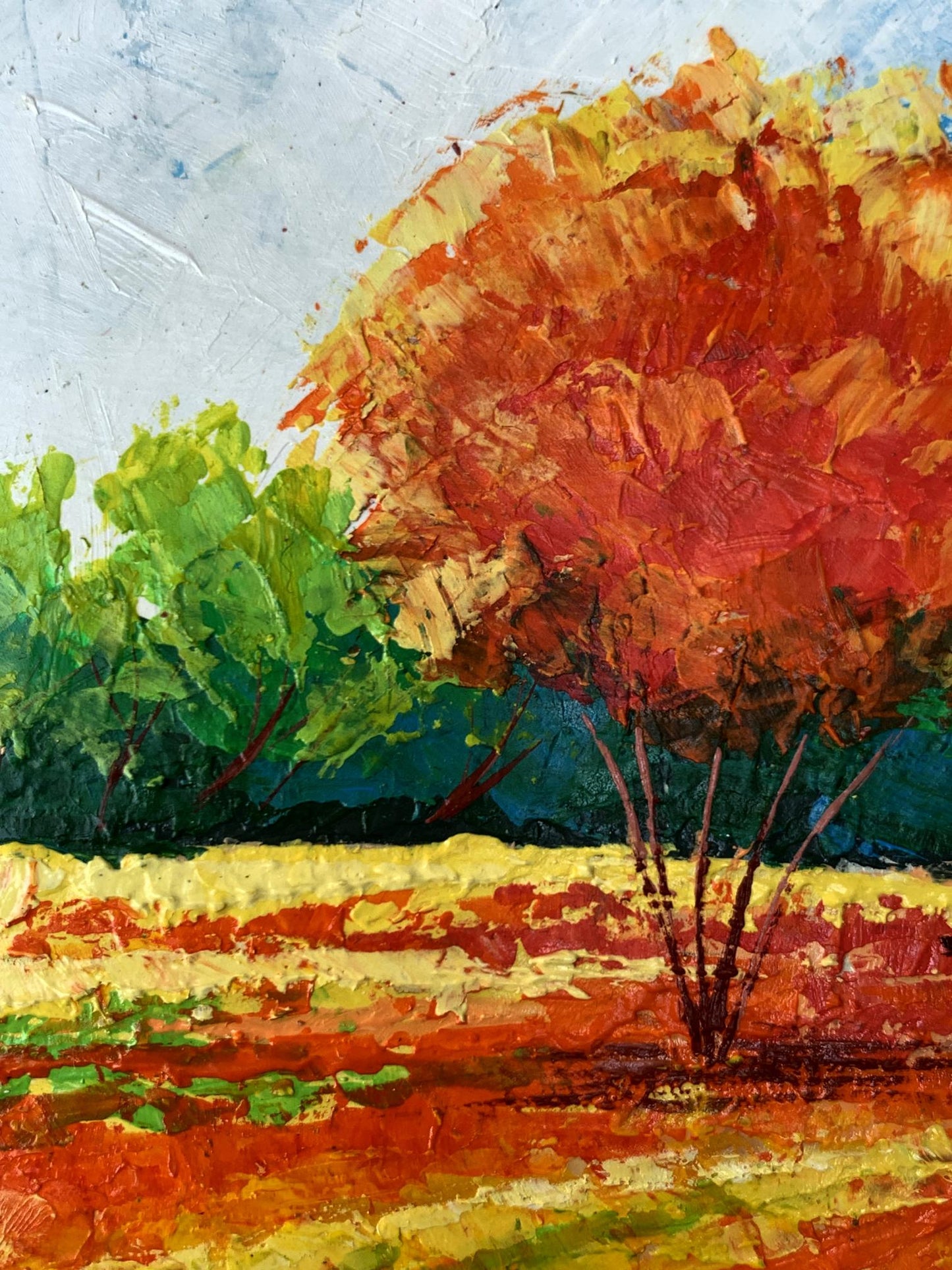 Oil painting Orange tree V. Zadorozhnya