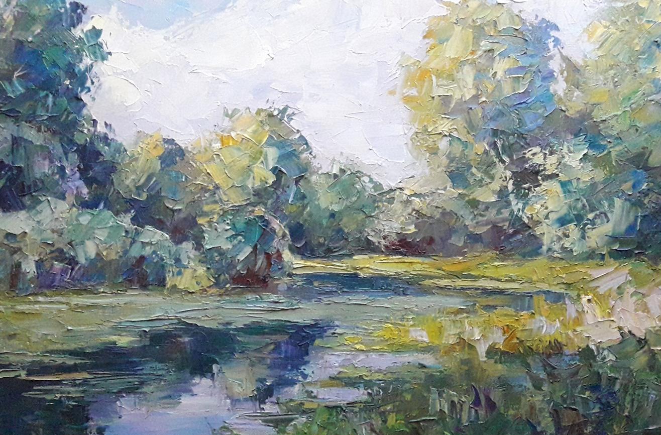 Oil painting Pond Serdyuk Boris Petrovich №SERB 376