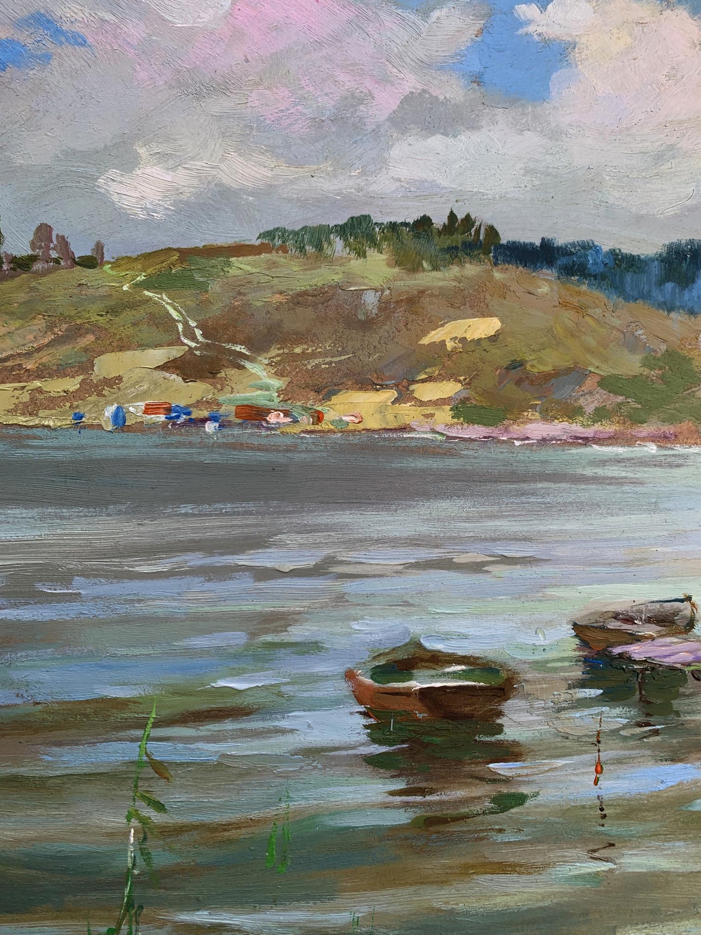 OIl painting Covered in clouds Yuriy Suprunchuk