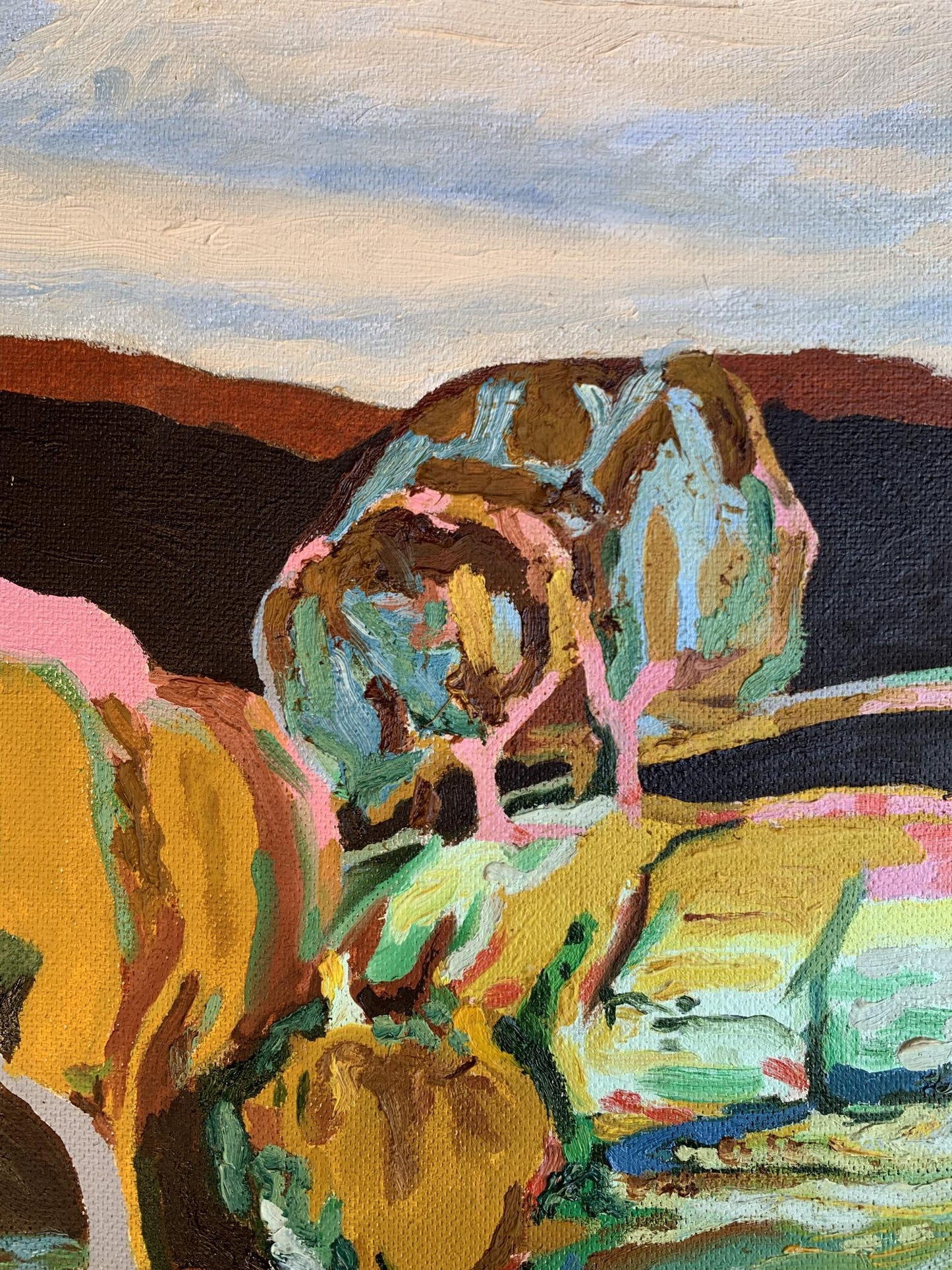 Oil painting Over the horizon Oleksandr Gukalov