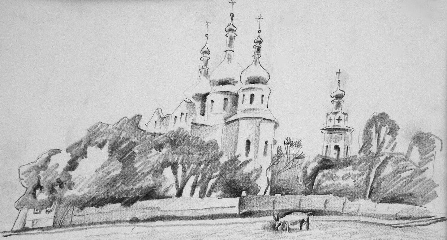 Pencil painting In Romny Egor Shvachunov