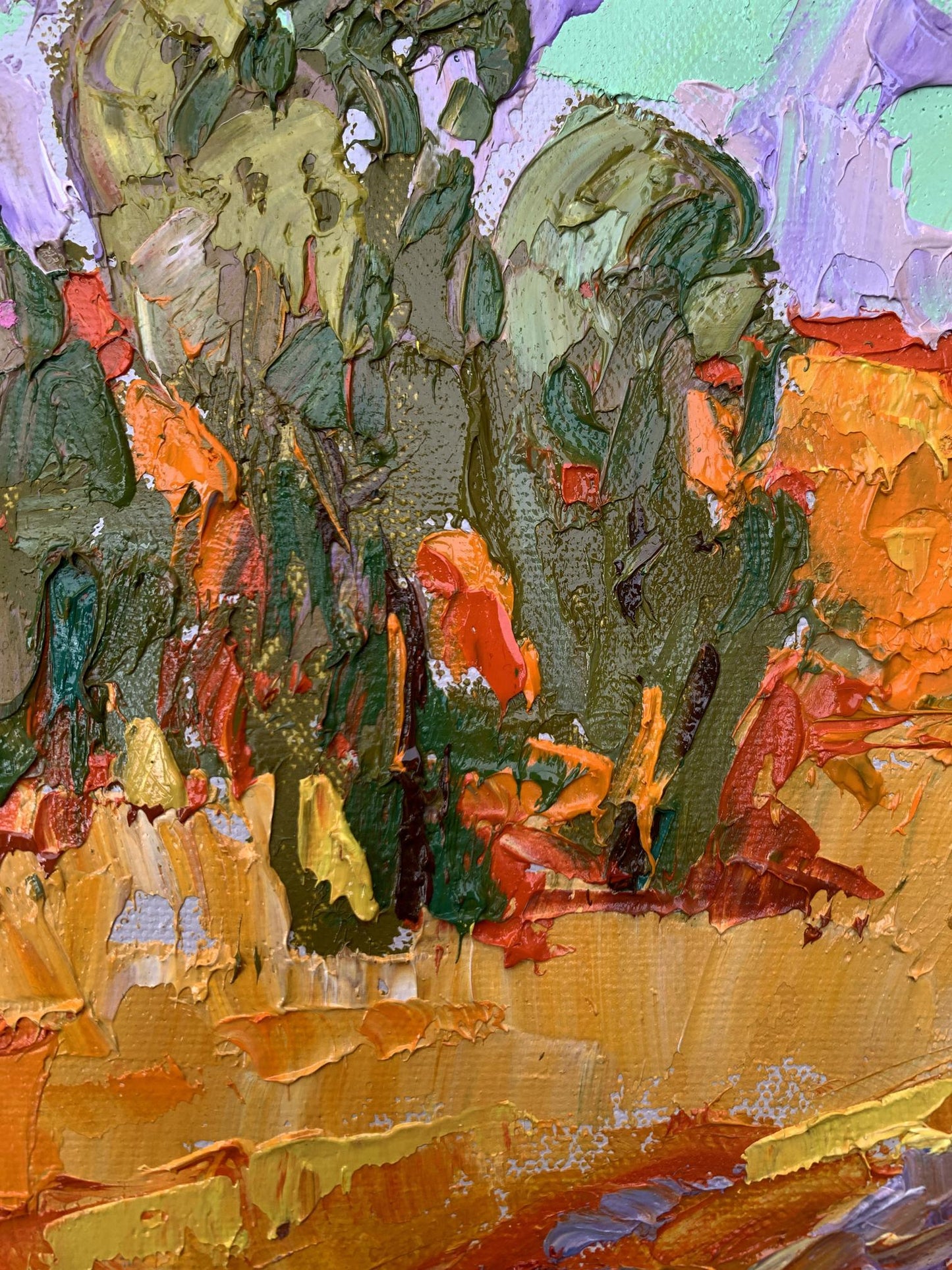 Oil painting Strong wind Ivanyuk Oleksiy
