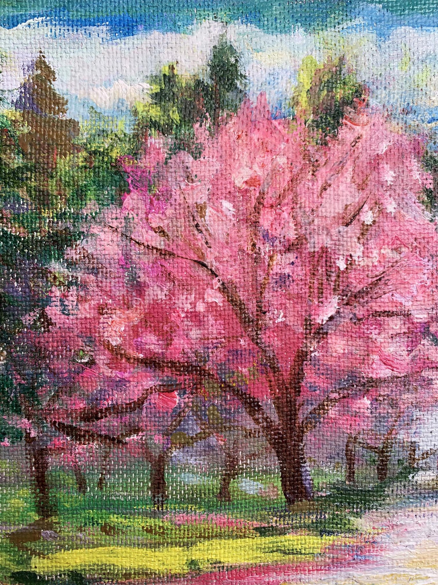 Oil painting Sakura Yu. Ulinets