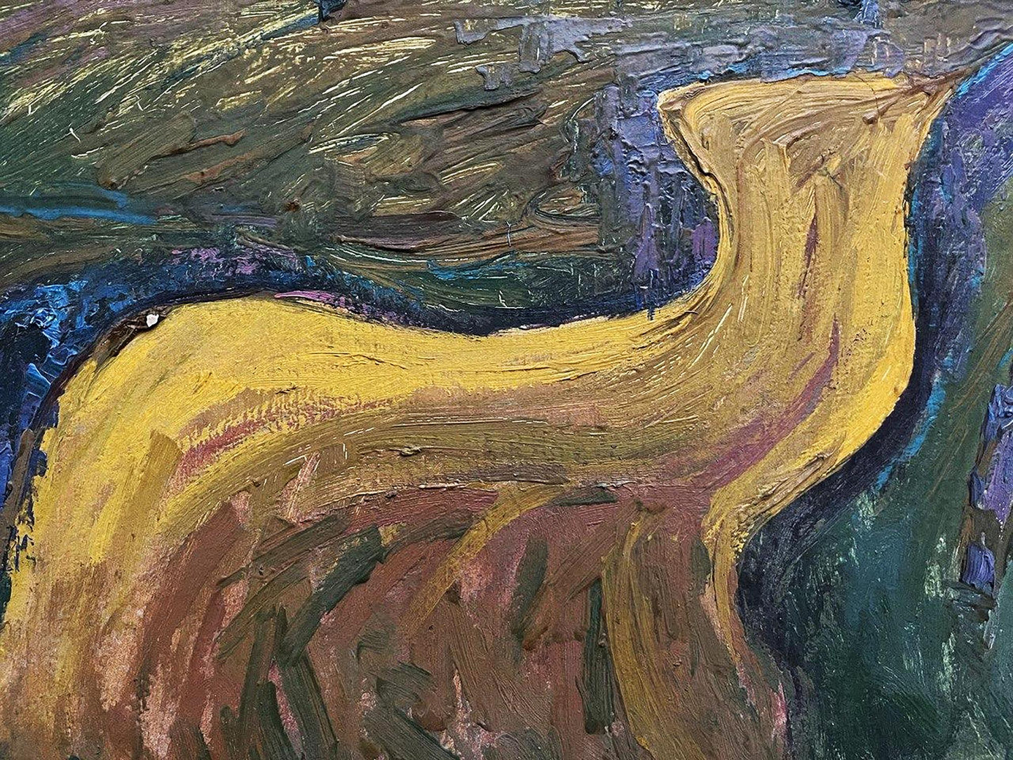 Oil painting Summer Nature landscape Oleksandr Andreev