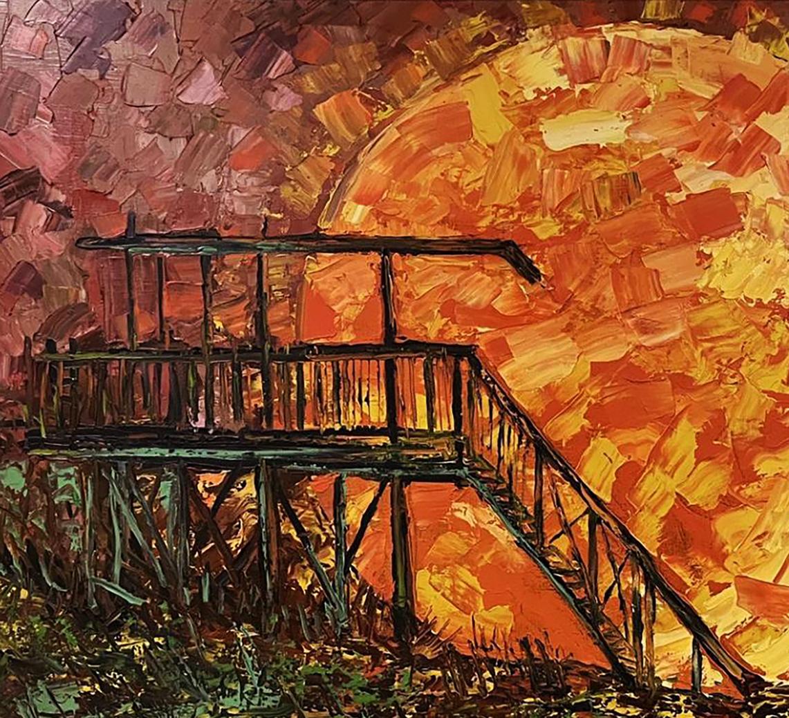 Oil painting Sky Landscape Serhiy Kovalev