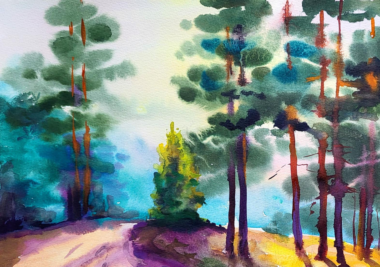Watercolor painting