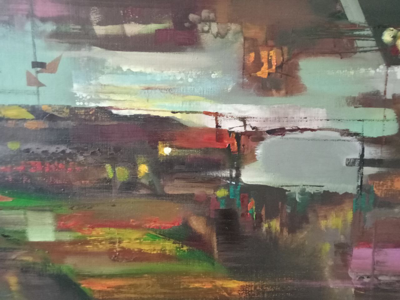 Abstract Oil painting