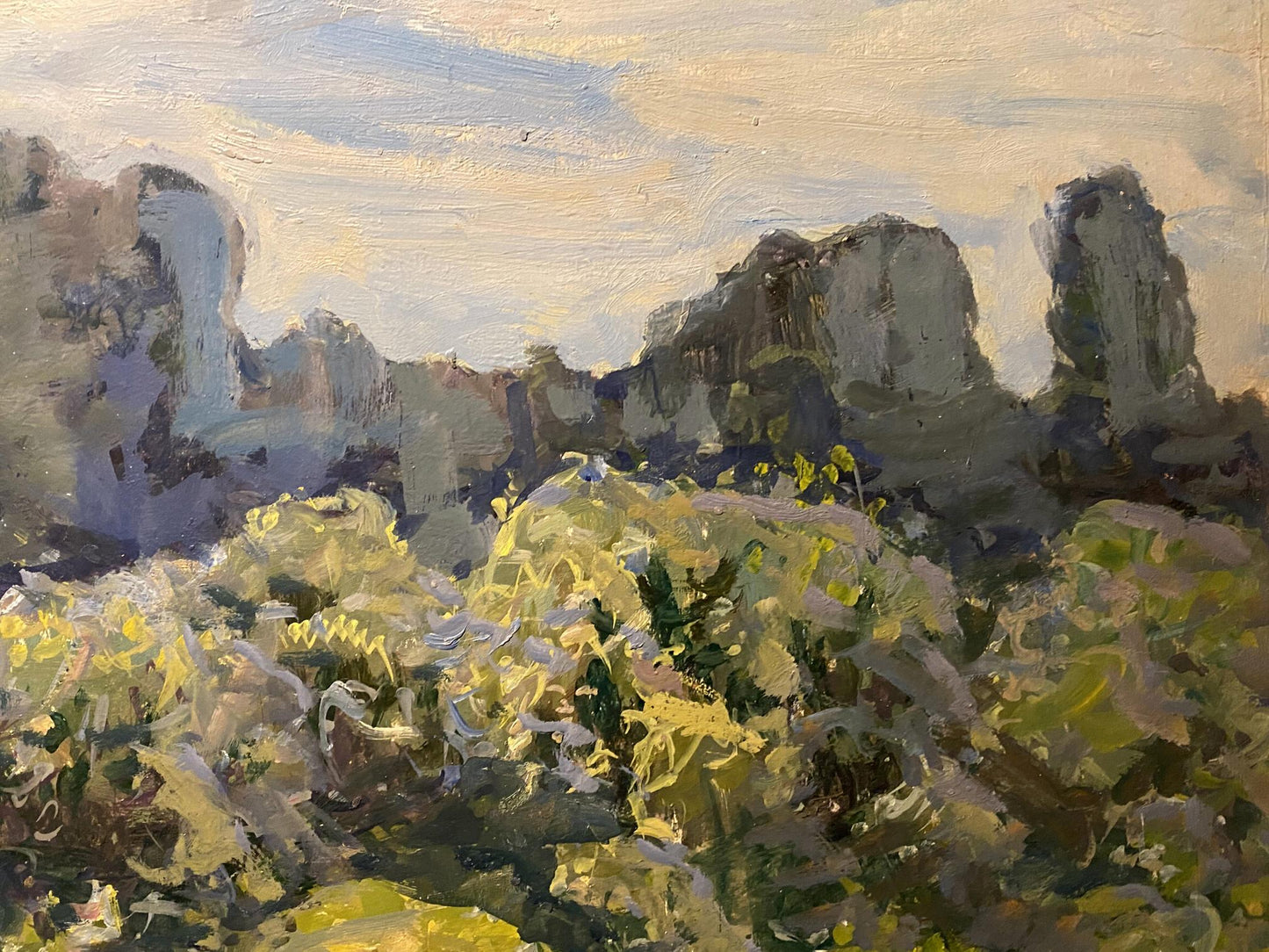 Oil painting Morning Georgy Kolosovsky