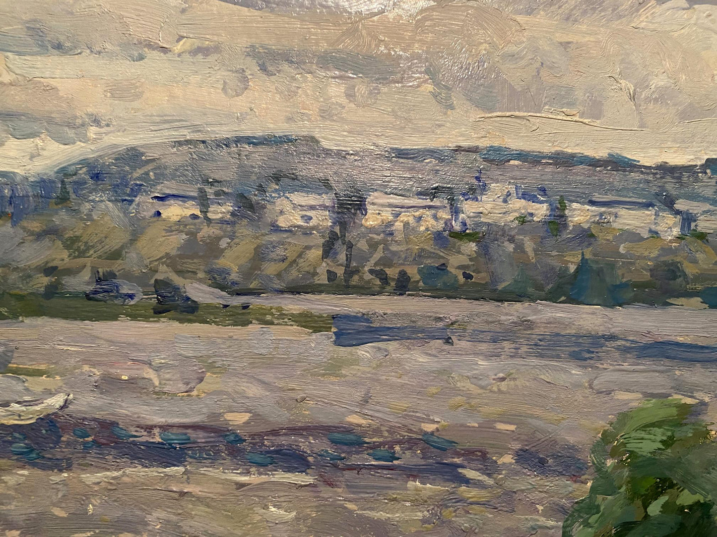 Oil painting Dnieper Bay Georgy Kolosovsky