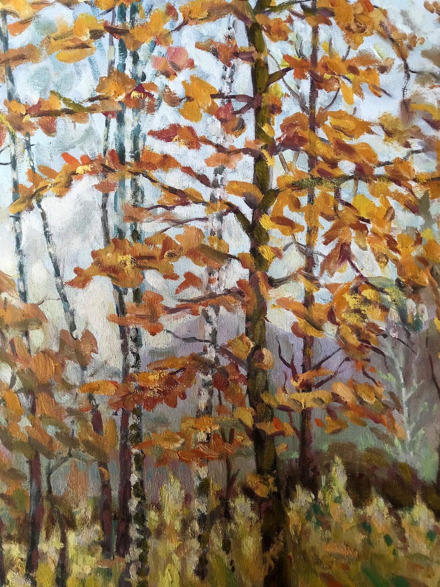 forest painting landscape