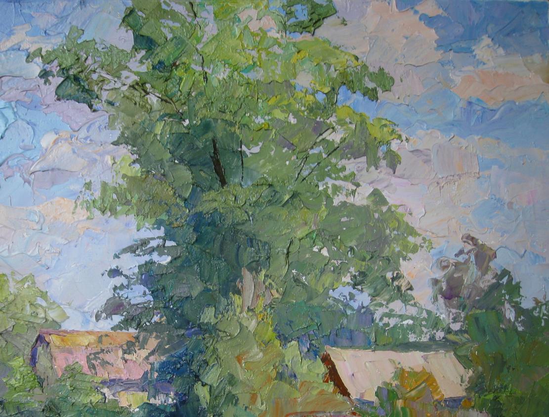 Oil painting Freshness. After the rain Serdyuk Boris Petrovich