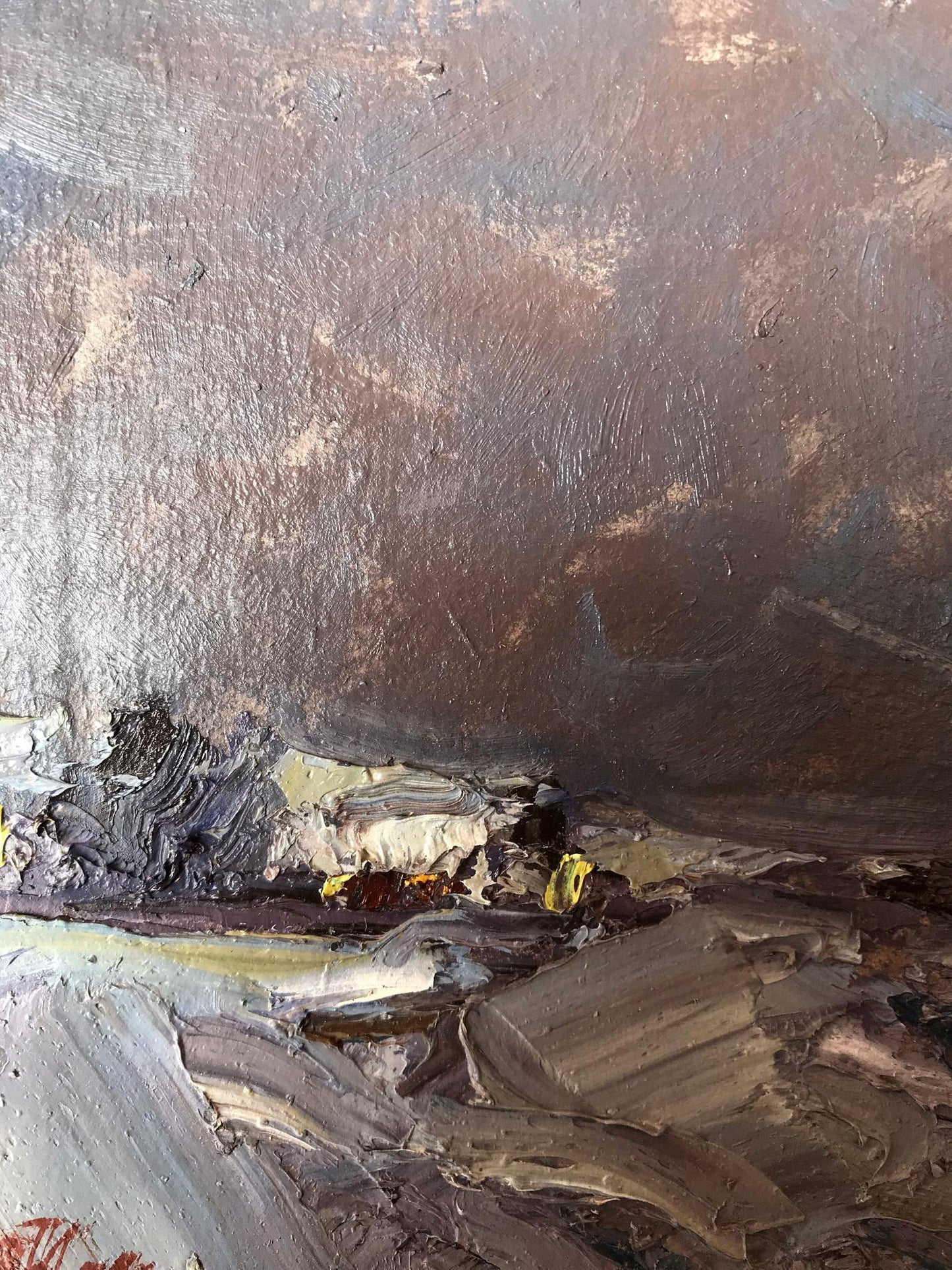 oil winter art
