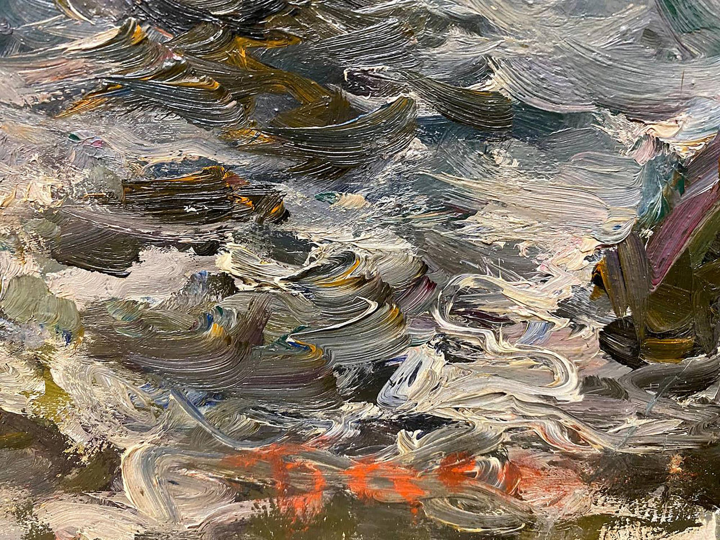 Oil painting Surf Basov Yakov Aleksandrovich