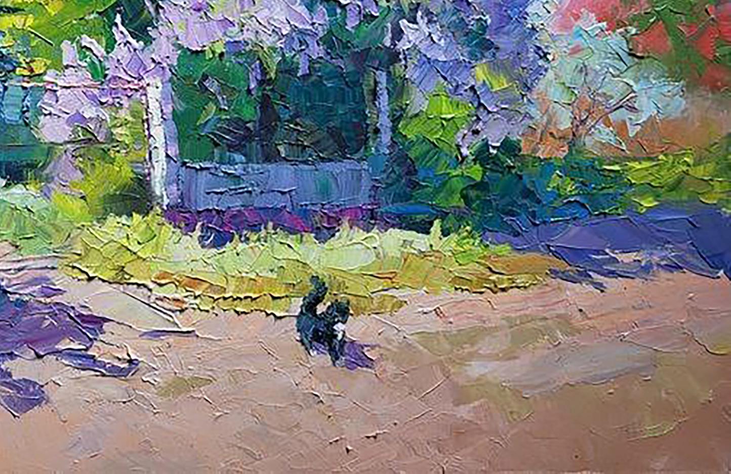 Oil painting A day in May Serdyuk Boris Petrovich