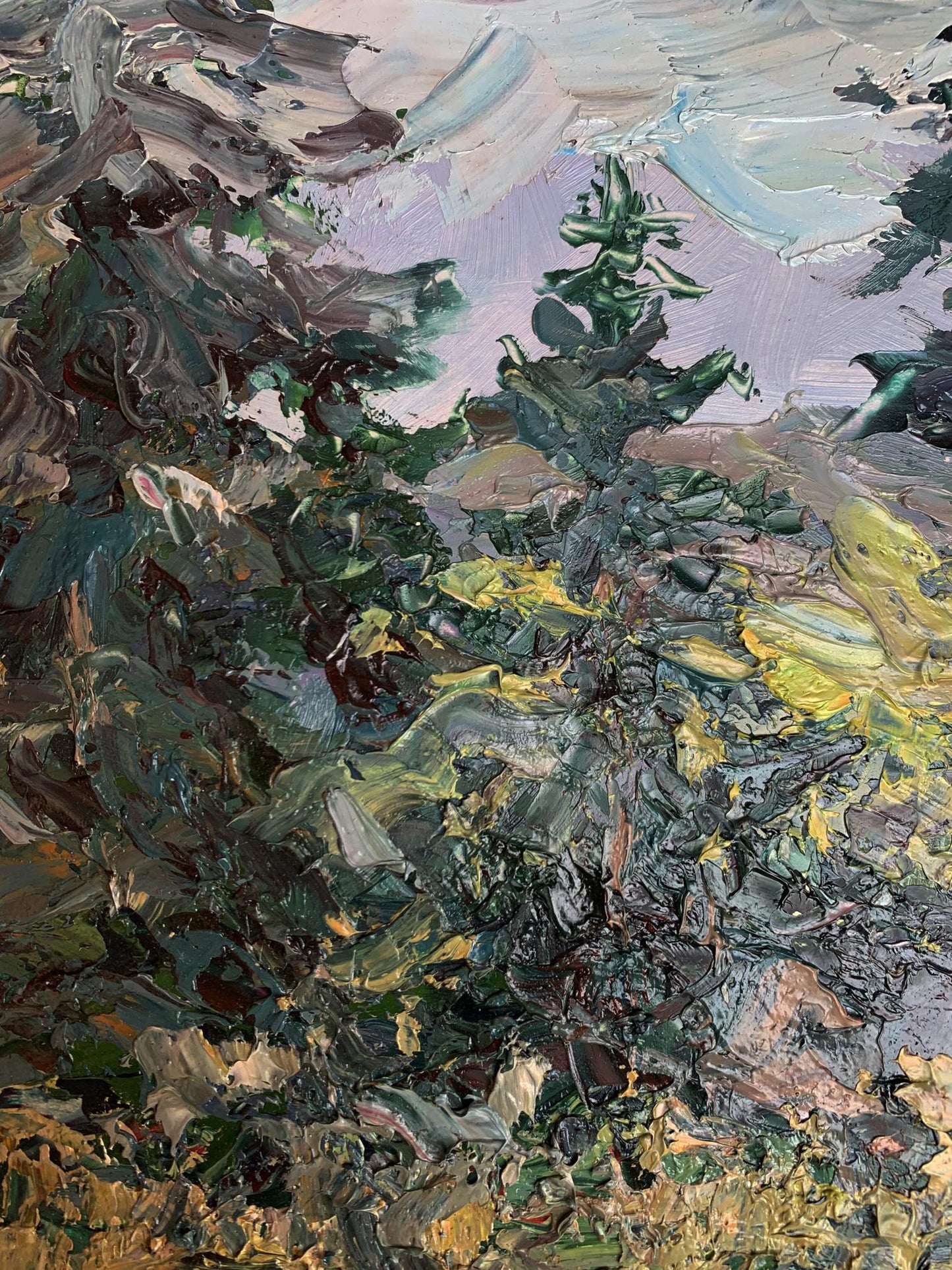 Oil painting A gloomy day Oleksiyander Cherednichenko