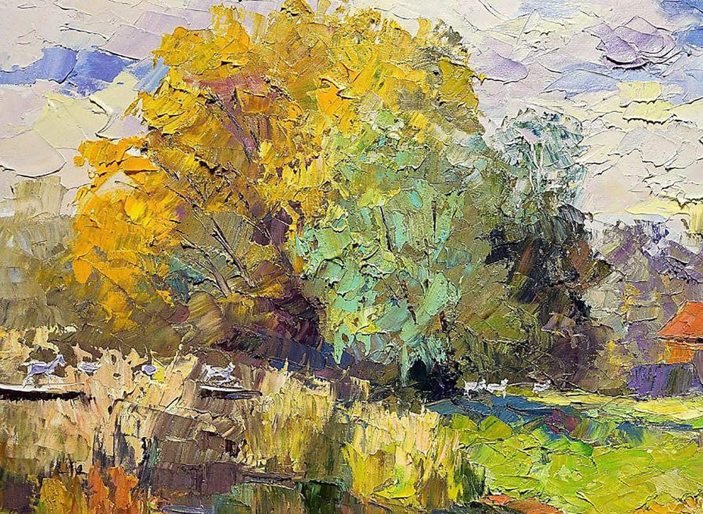 Village landscape