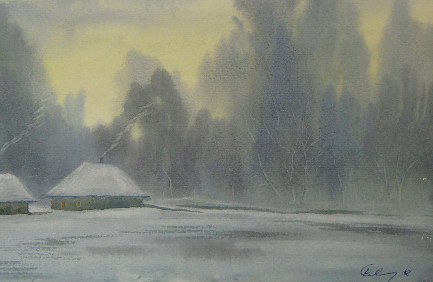 Village landscape Artwork for Sale