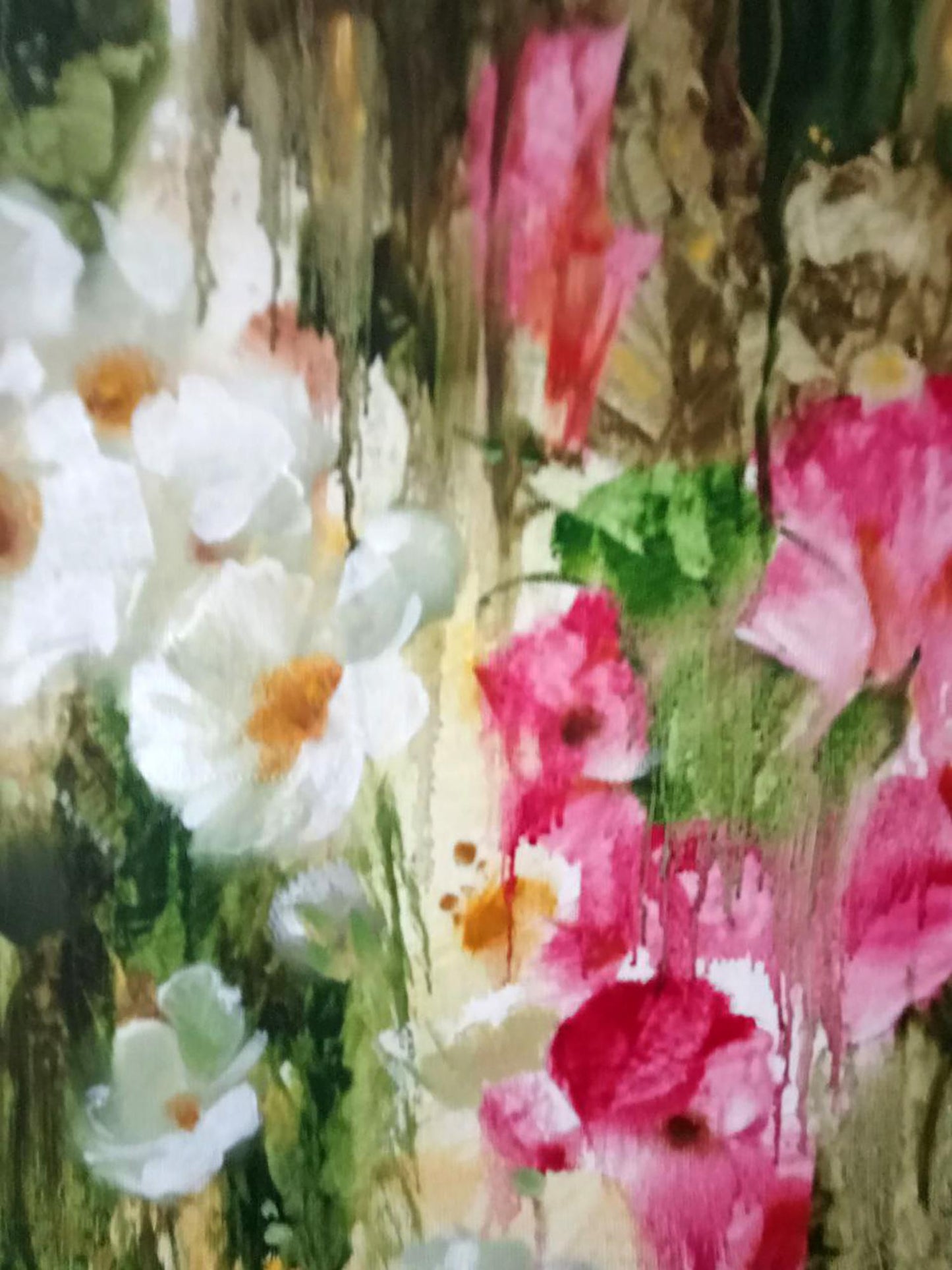 Abstract oil painting Morning flowers Anatoly Borisovich Tarabanov