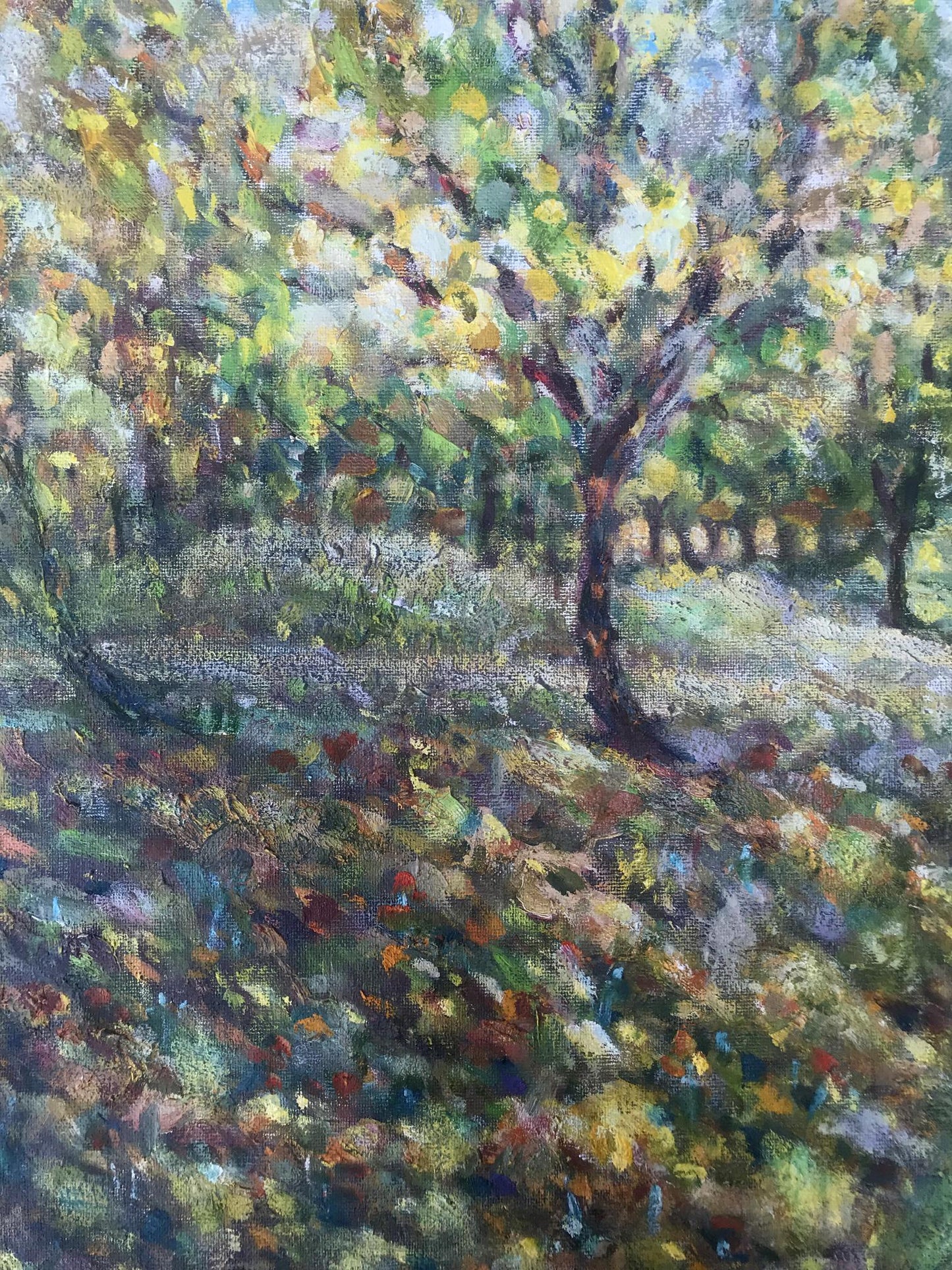 Oil Painting Summer Nature Landscape