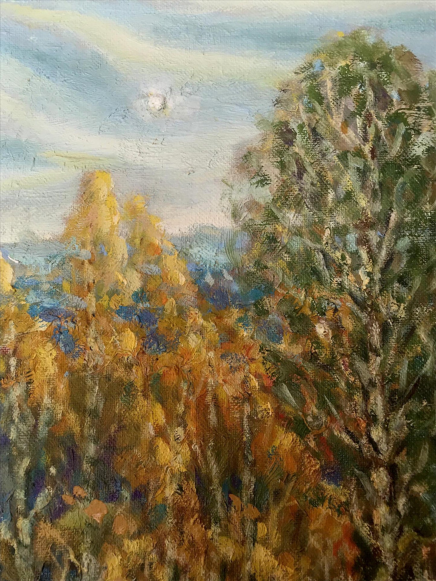 Oil Painting Autumn Nature Landscape