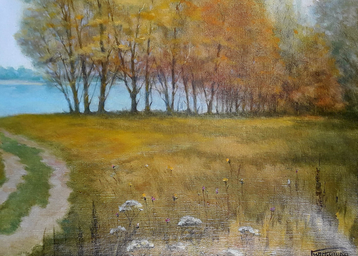 Oil painting Autumn Korkishko Vasily