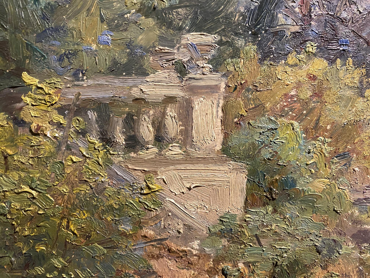 Oil painting Metropolitan Forest Reserve Unknown artist