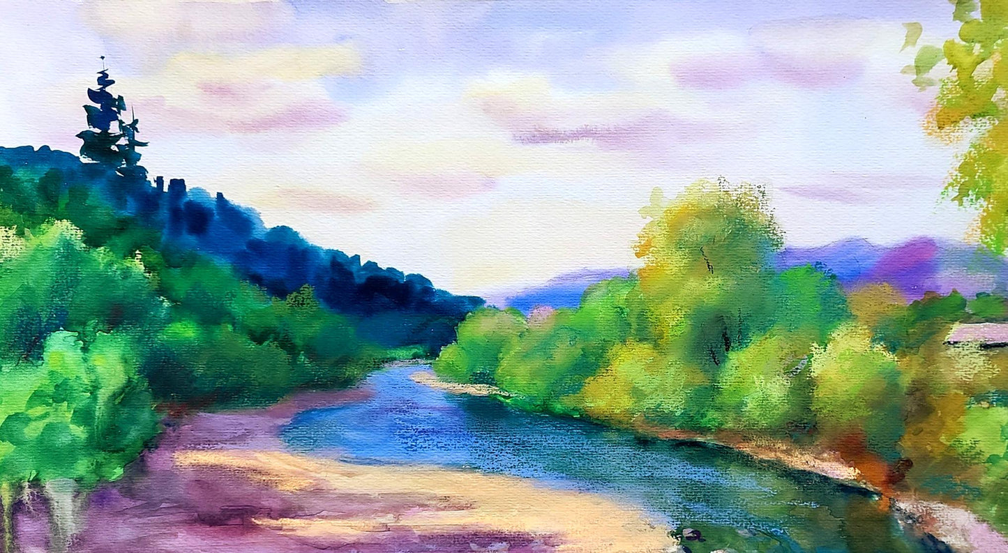 Watercolor painting
