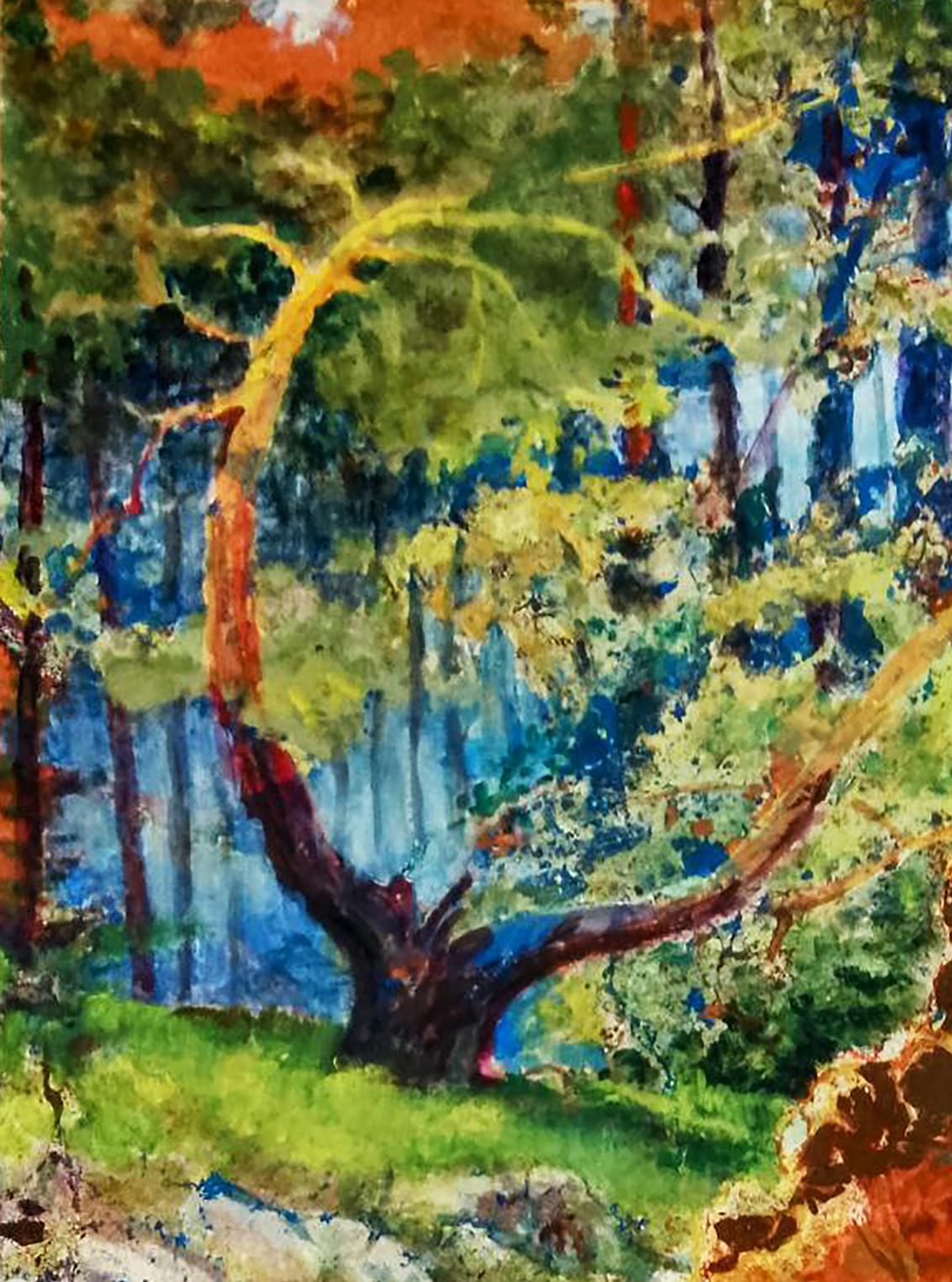 Oil painting In the fairy tale forest Anatolii Duhnevich