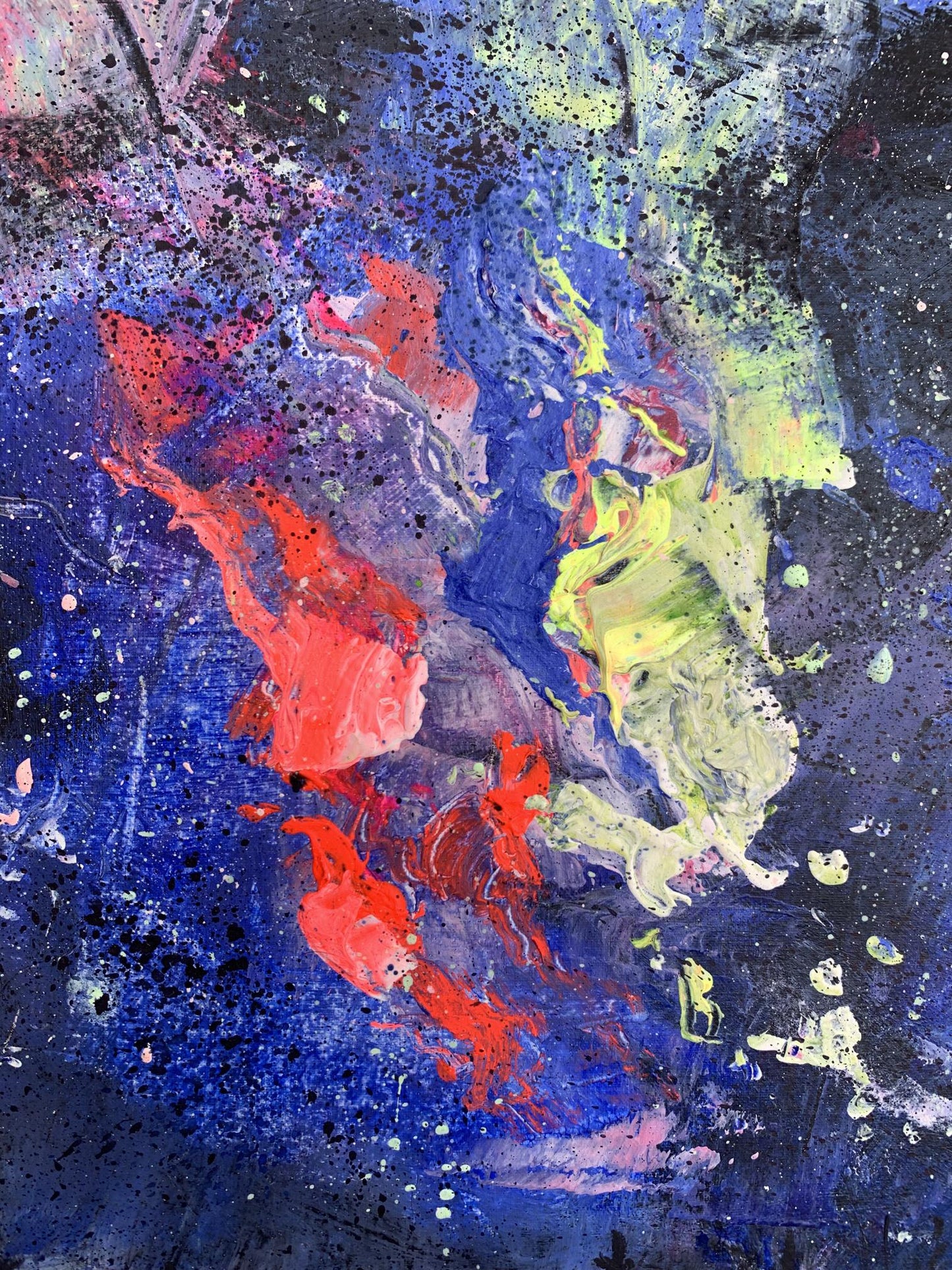 Oil painting Love night Unknown artist