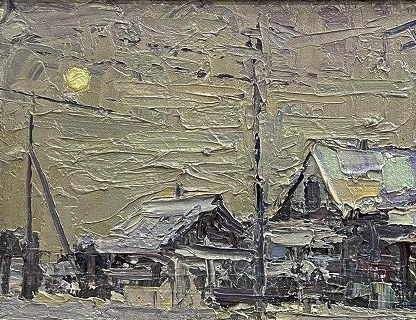 Oil painting Rural landscape Volodymyr Pashchenko
