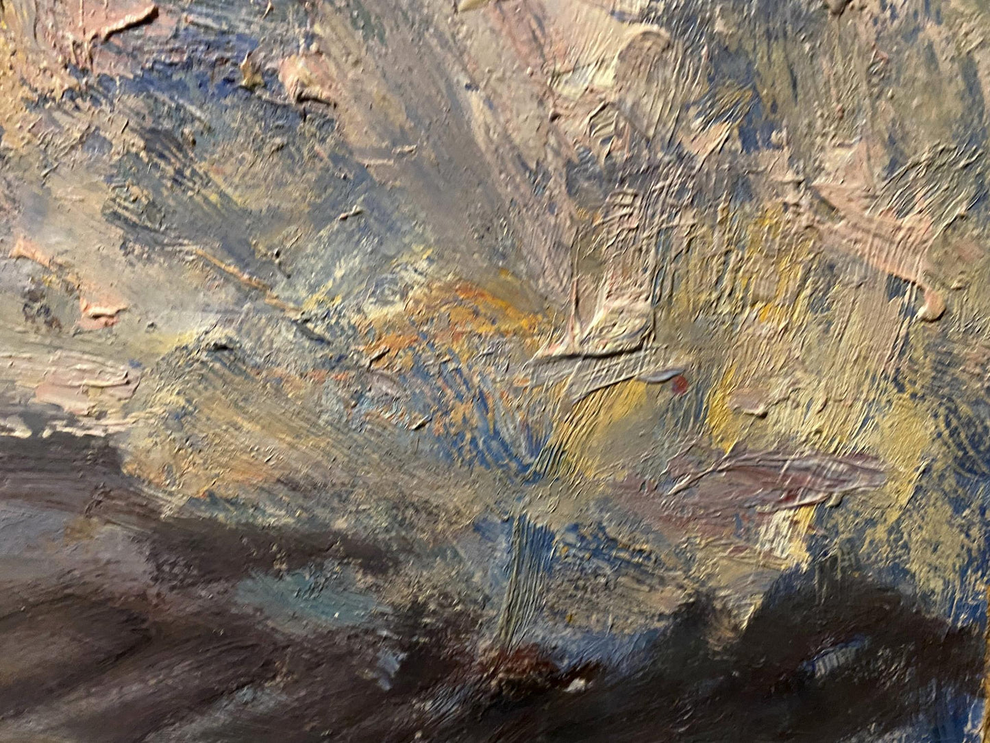 Oil painting March Stanislav Petrashevsky