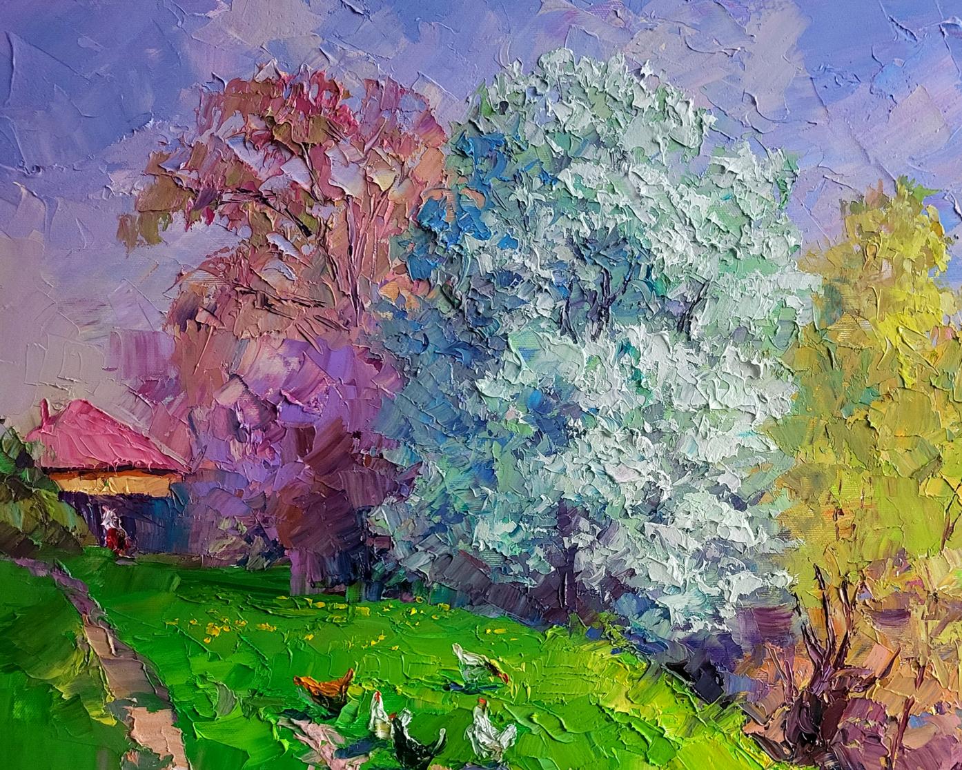 Oil painting Spring has come Boris Serdyuk