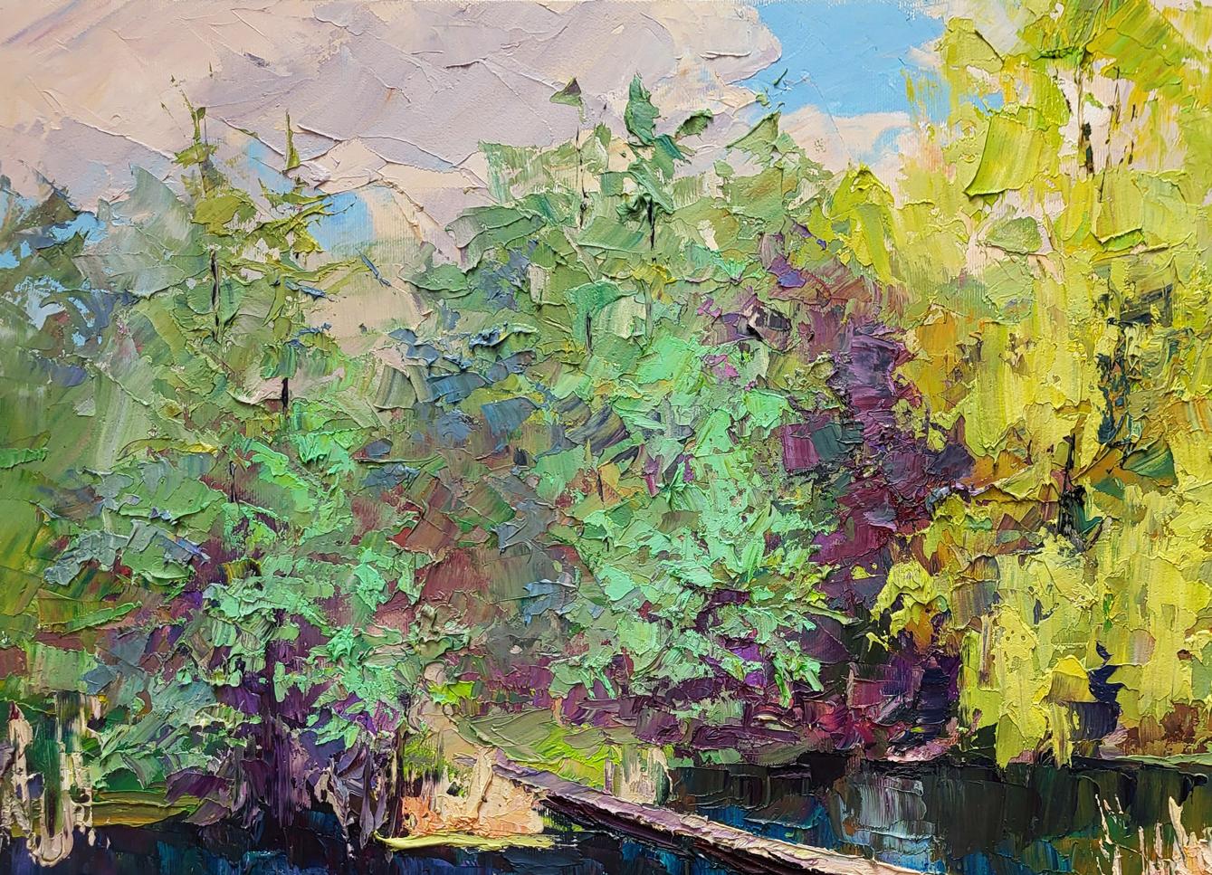Oil painting Bridge Boris Serdyuk