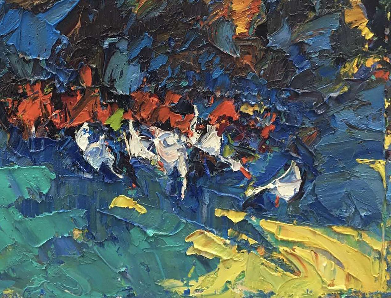 Village landscape Art Autumn Landscape