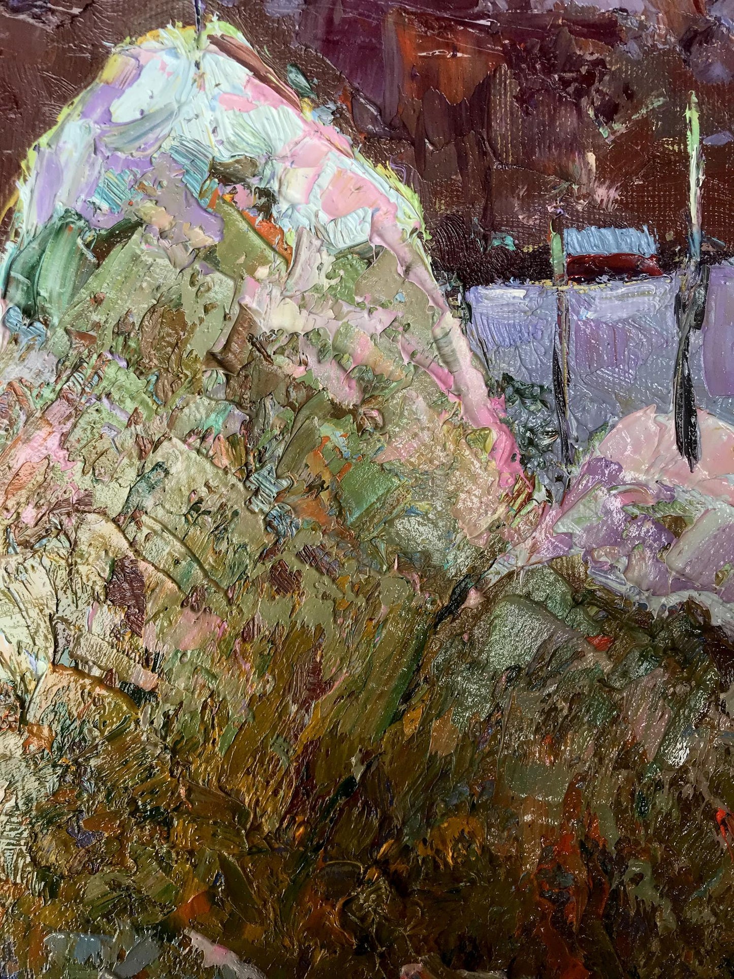 Winter Village landscape