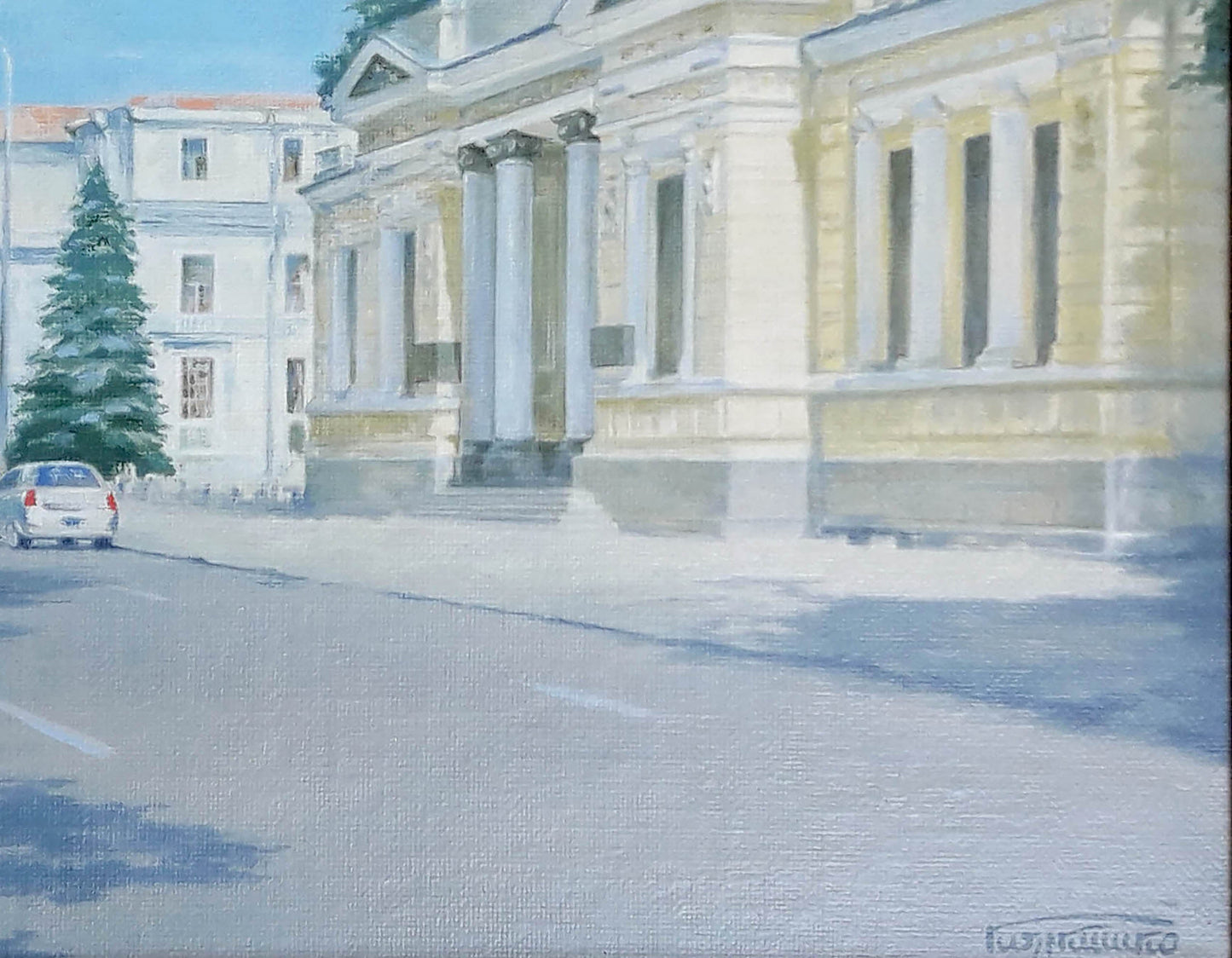 Oil painting Historical Museum in Dnipro Korkishko Vasily