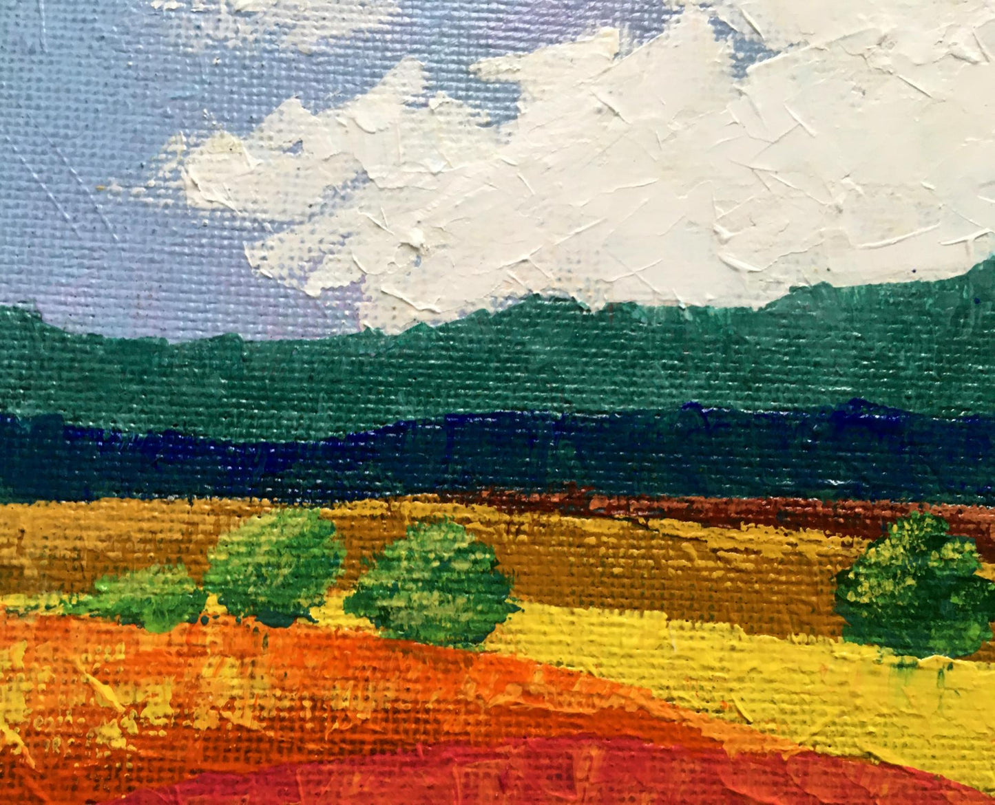 Oil painting Golden field Zadorozhnya V. V.