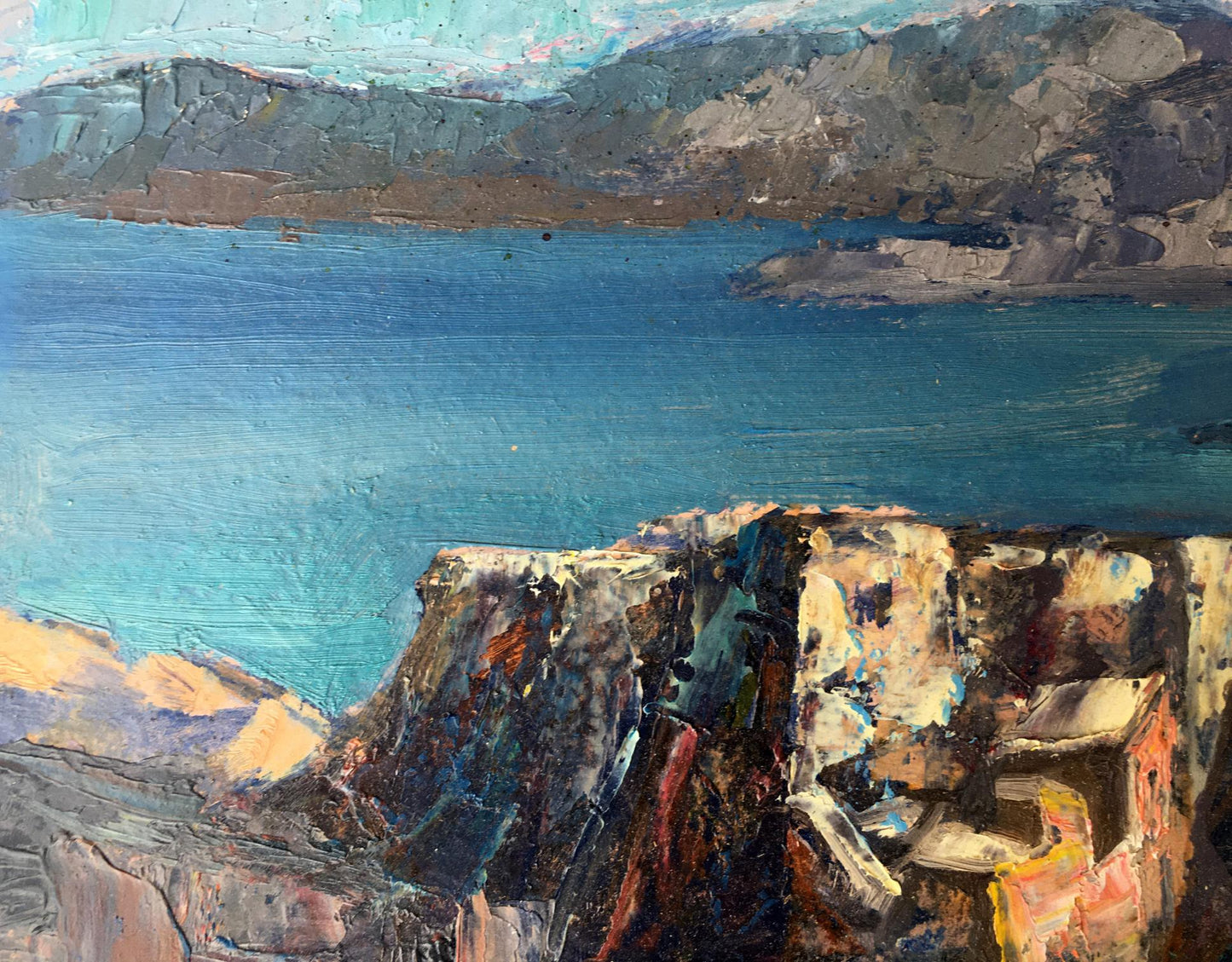 Oil painting Greece Batrakov Vladimir Grigorievich