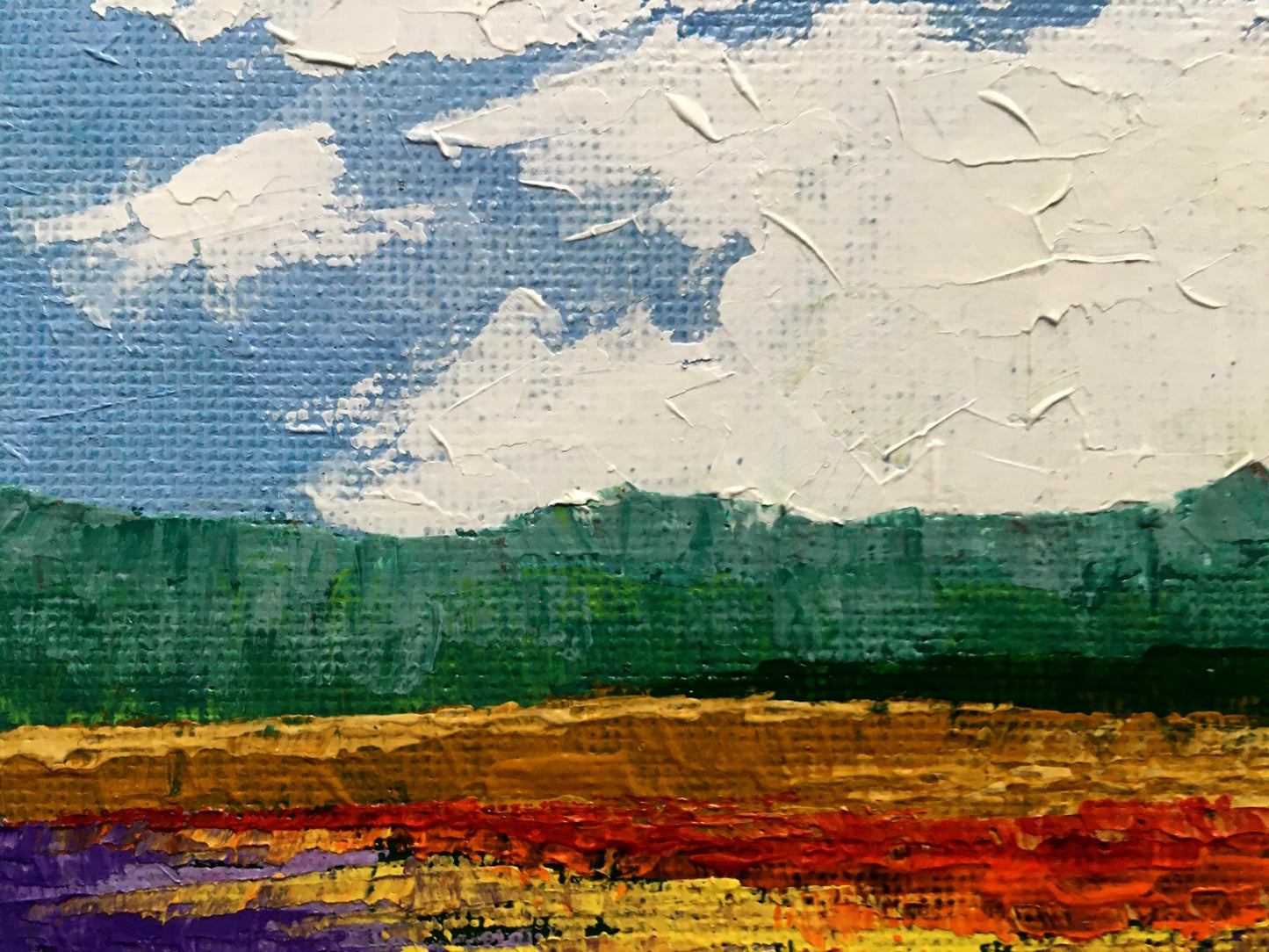Oil painting After the rain V. Zadorozhnya