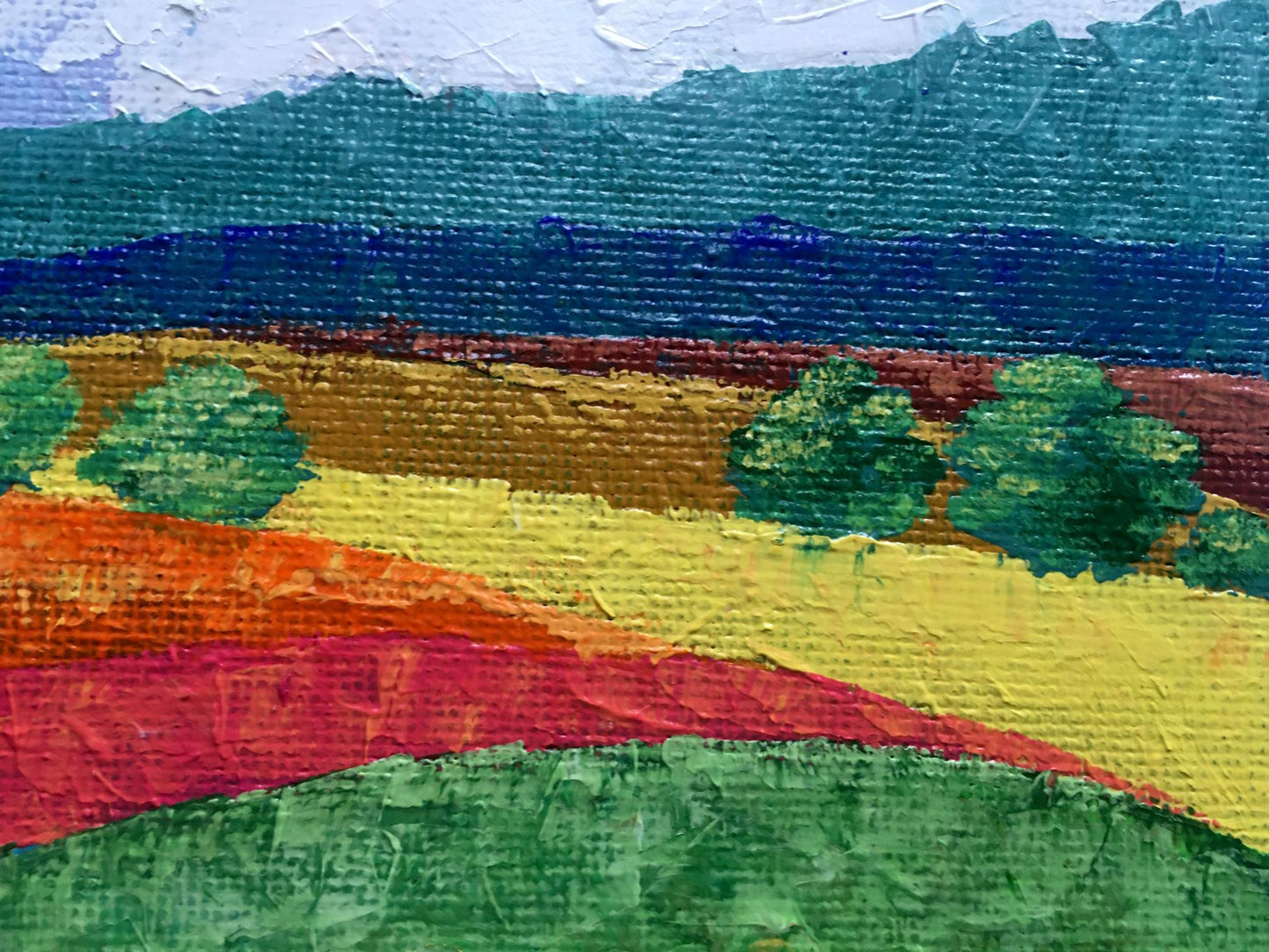 Oil painting Golden field Zadorozhnya V. V.