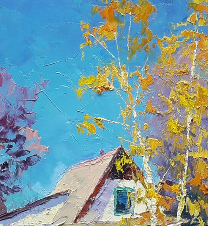 Rural landscape Autumn Landscape