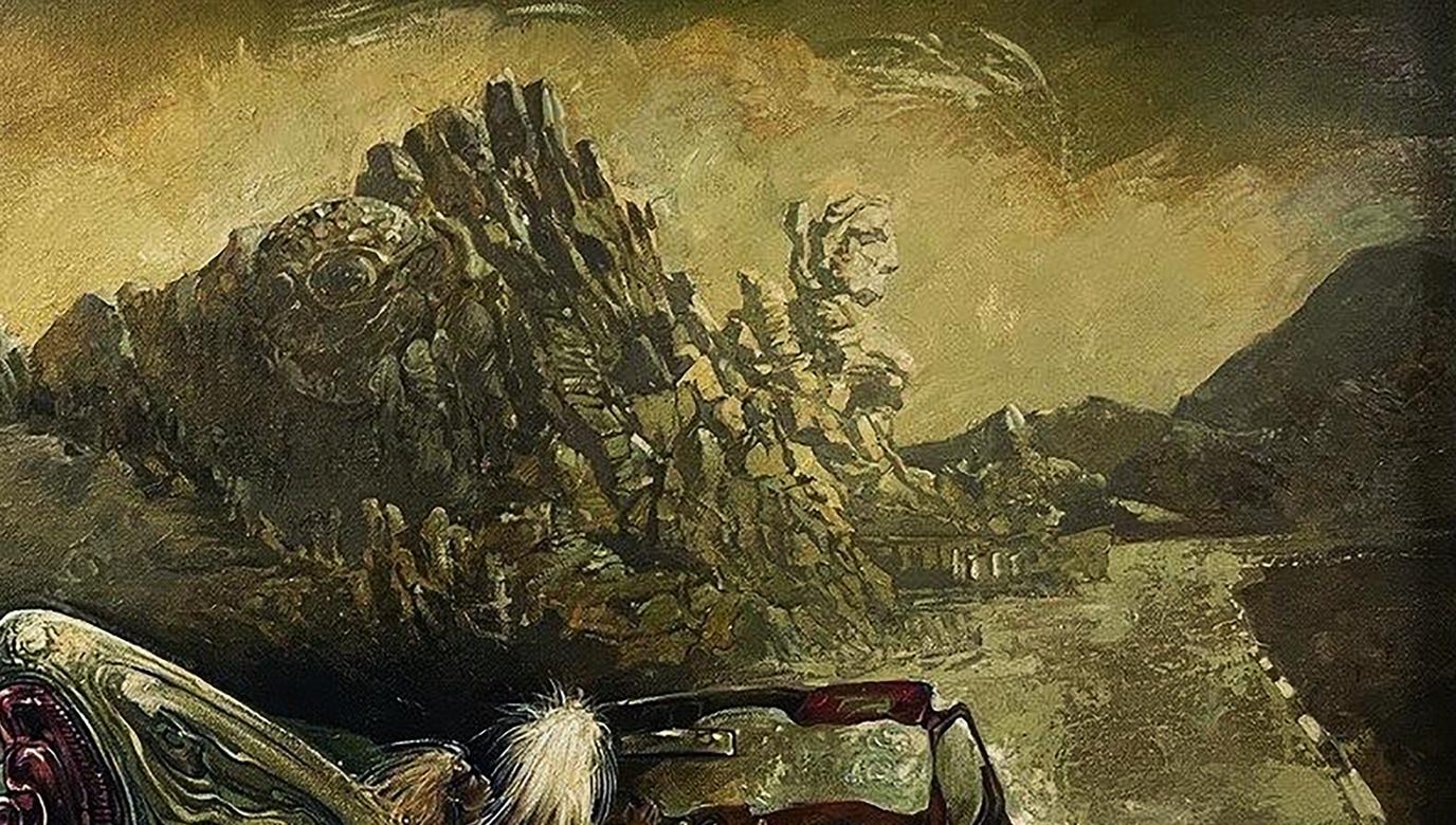 Oil painting fantasy surrealism Yuriy Laptev
