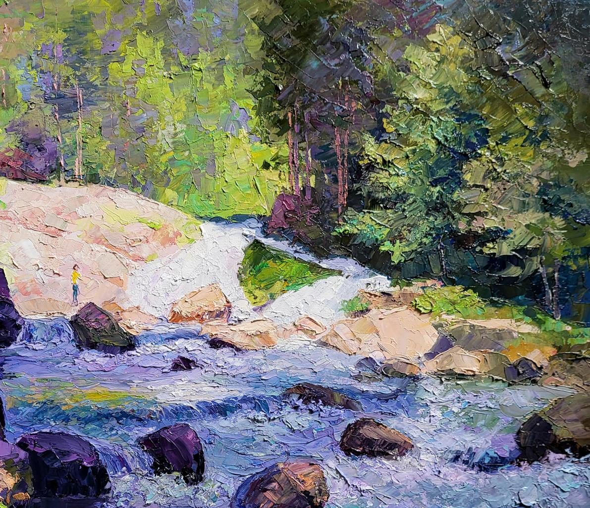 Mountain River Landscape