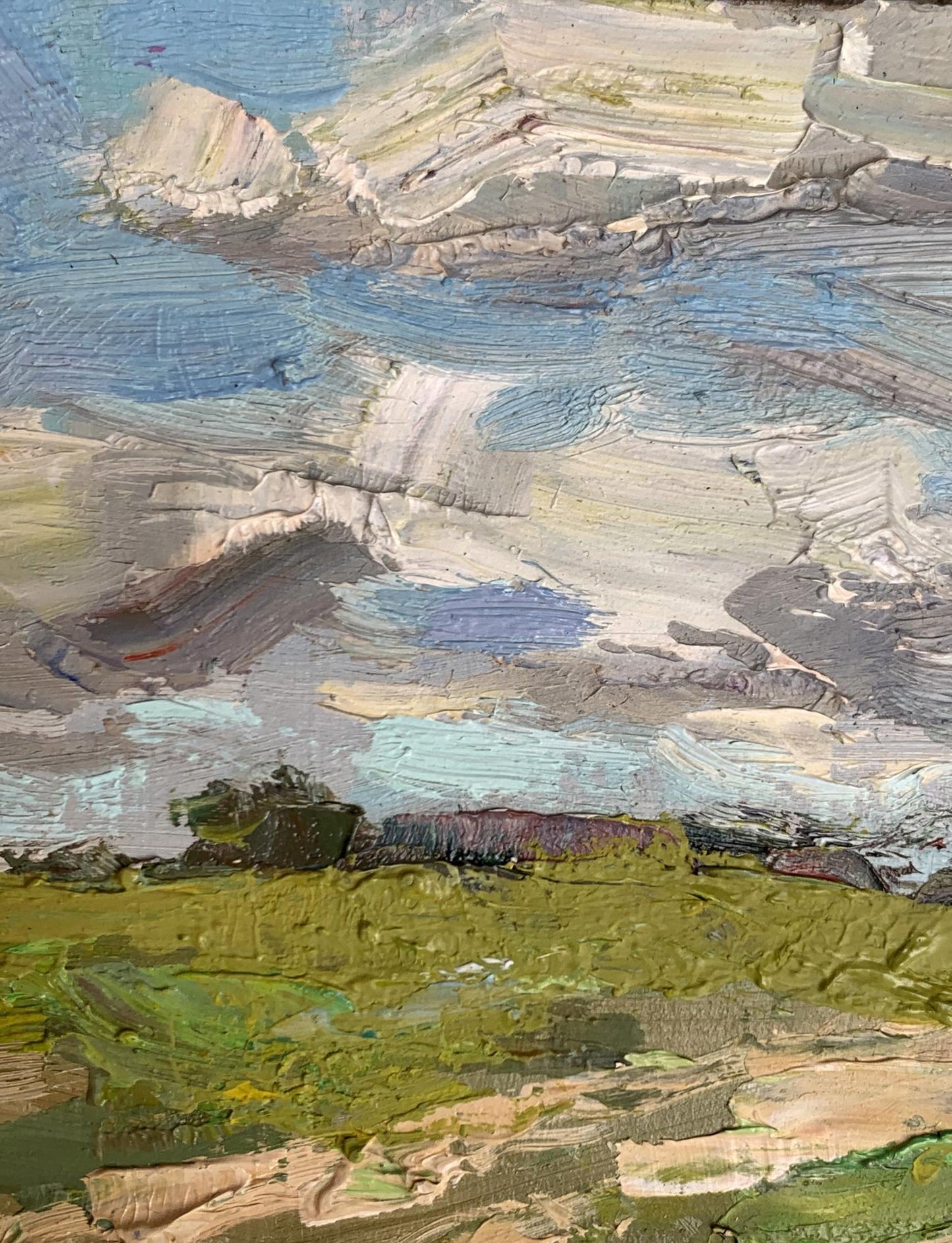 Oil painting Windy day Oleksiyander Cherednichenko