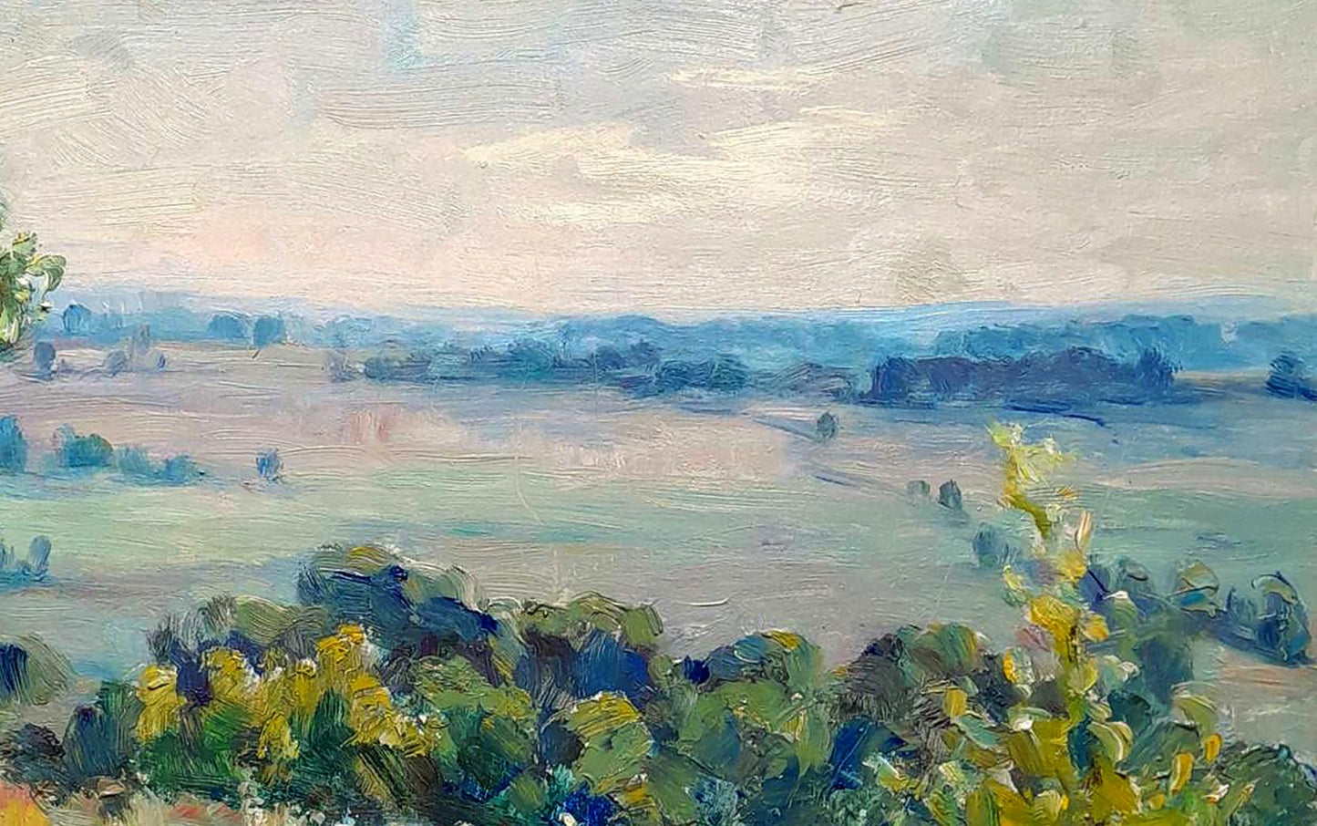 Oil Painting Summer Nature Landscape