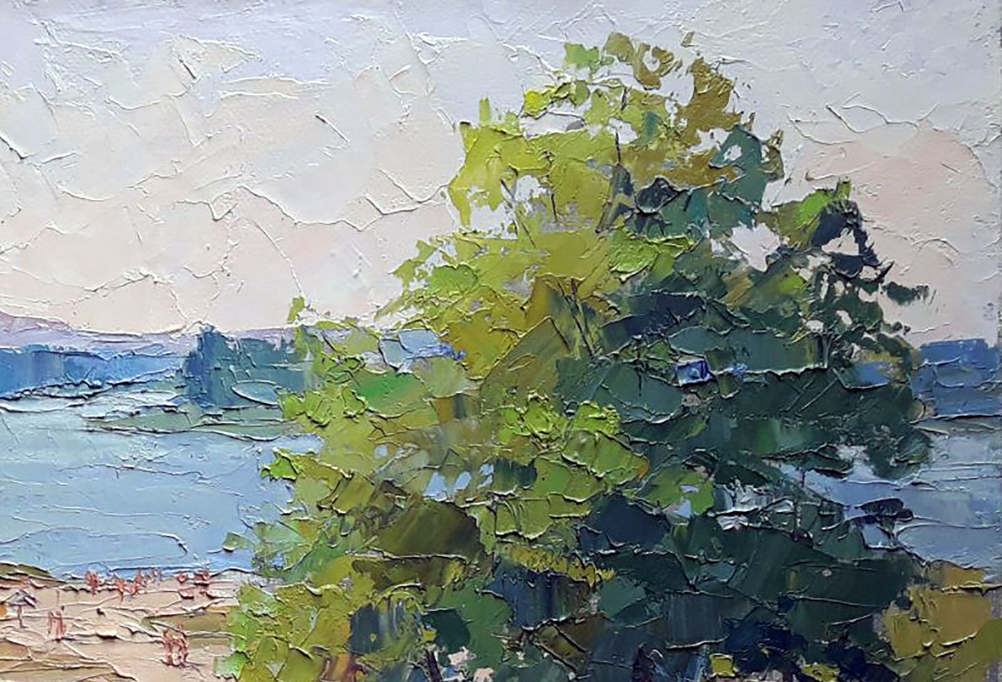 Oil painting Near the Dnipro Serdyuk Boris Petrovich