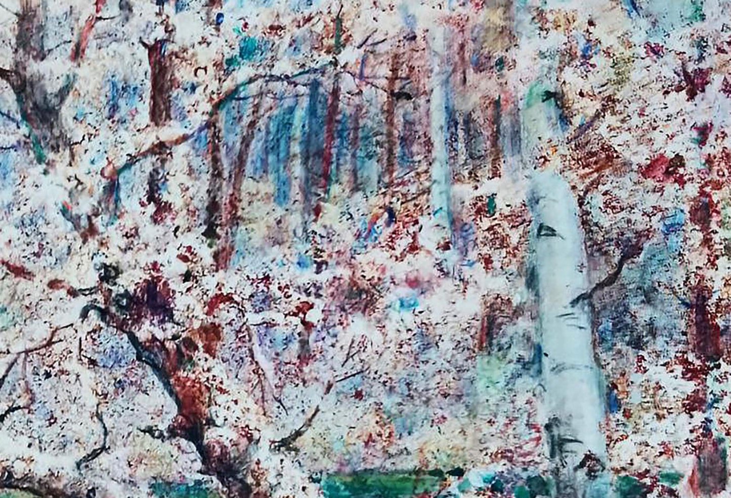 Oil painting After the winter snowstorm Anatolii Duhnevich