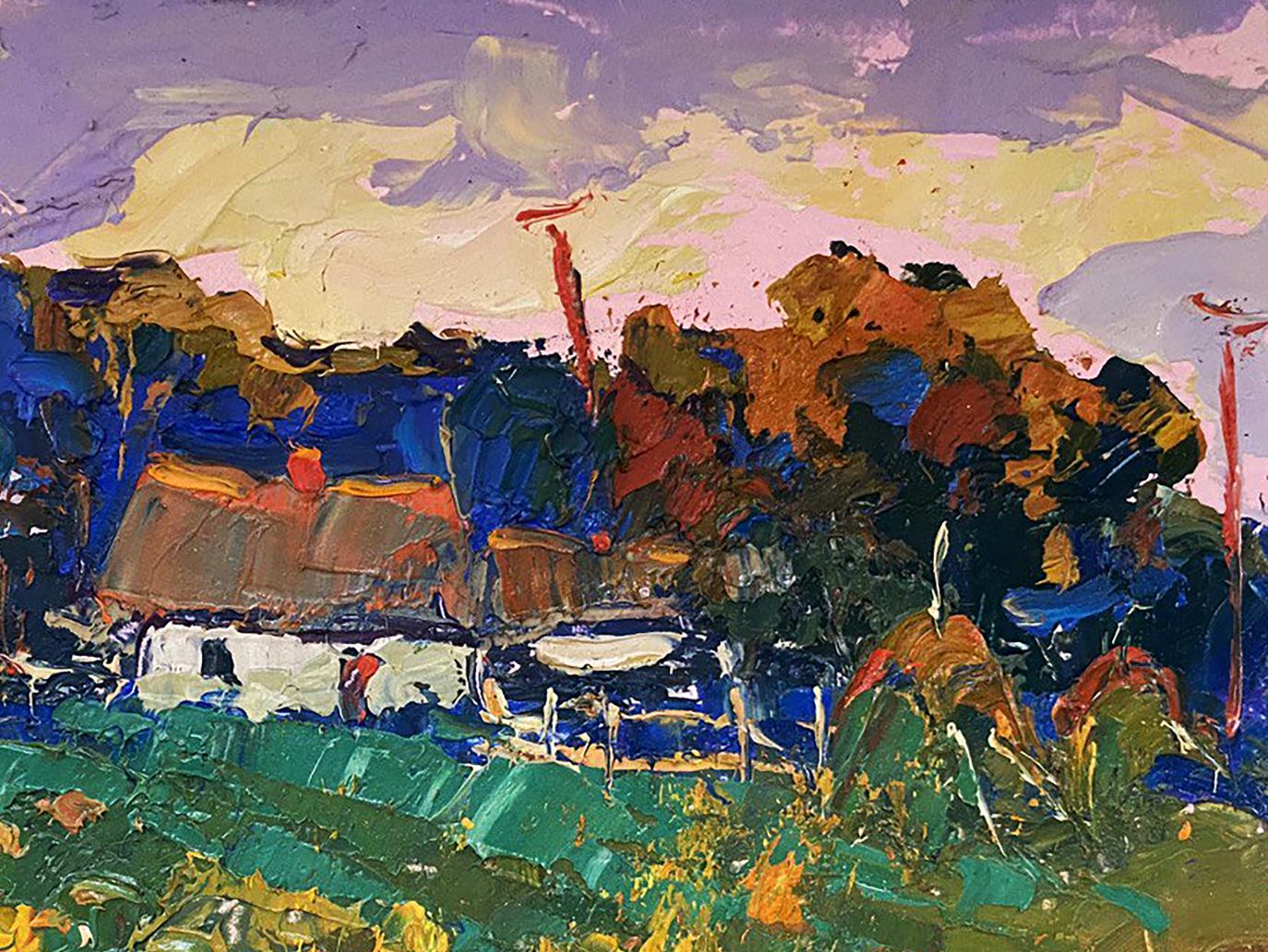 Oil painting Autumn gardens Oksana Ivanyuk