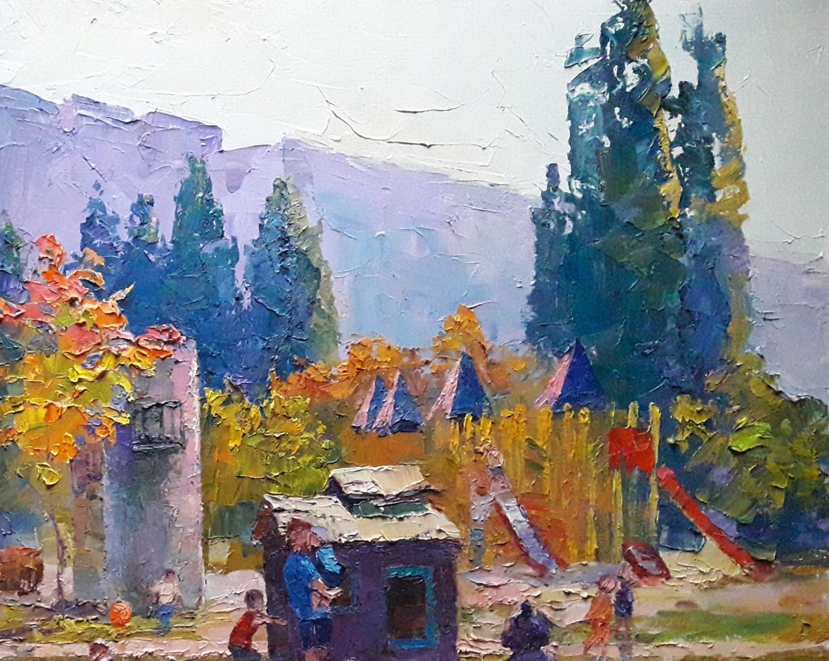 Oil painting Vacation Serdyuk Boris Petrovich
