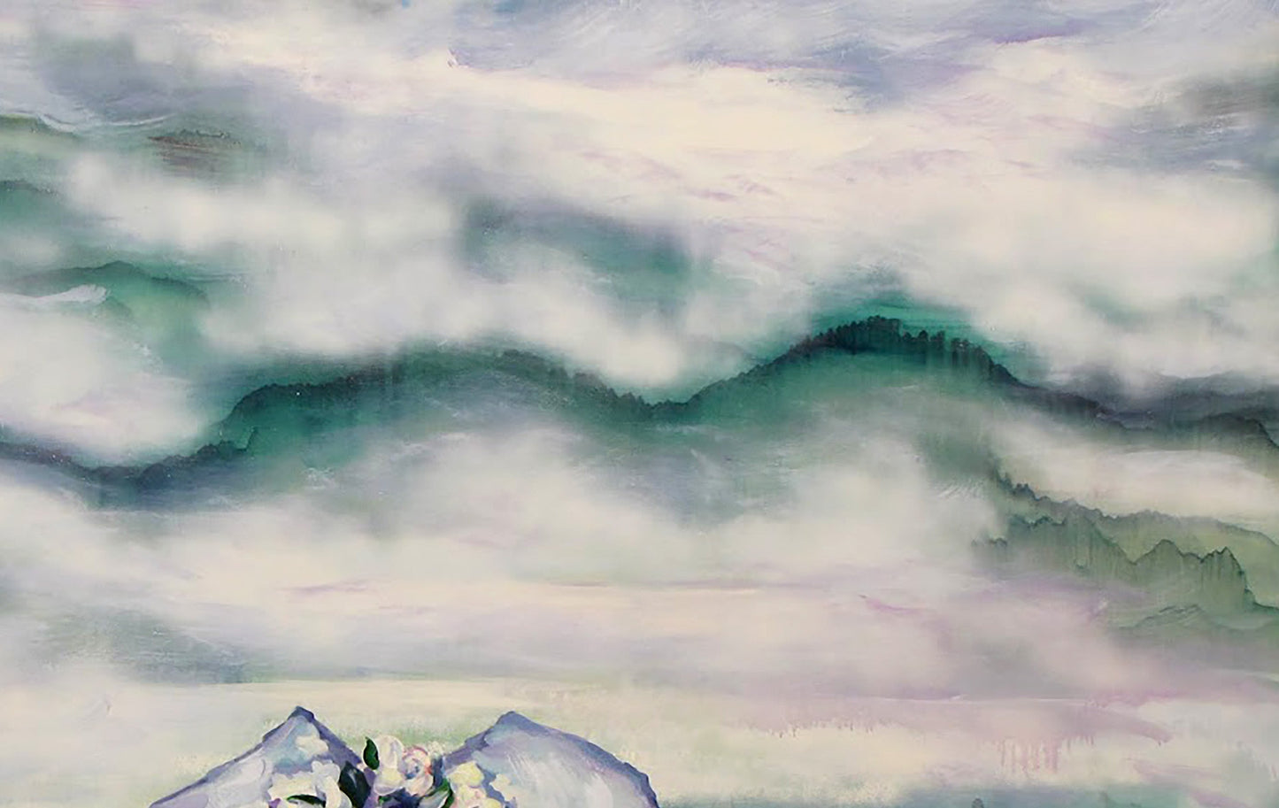 Misty Mountains drawn by Ihor Konovalov